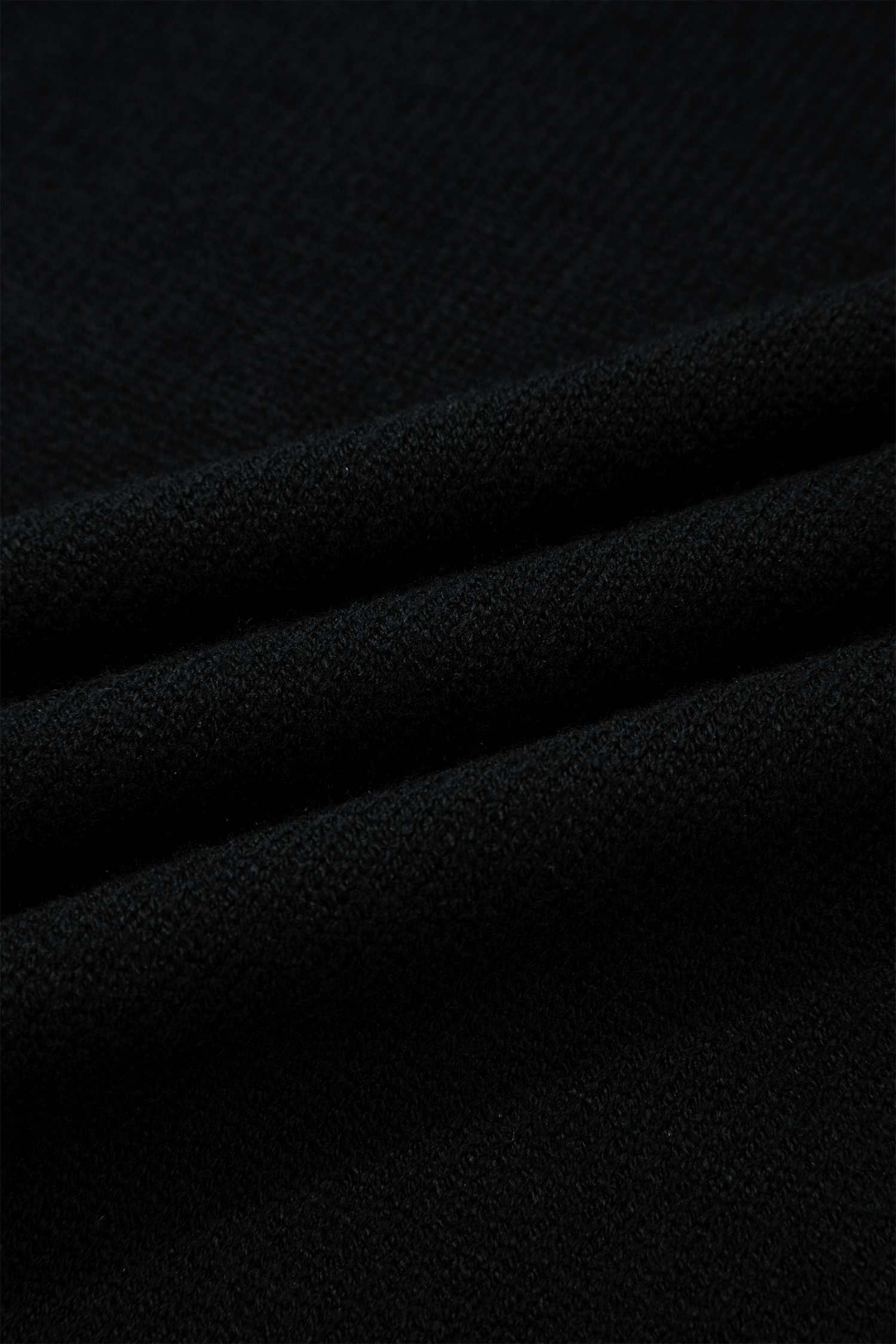 Women's Casual Black Knit Vest with Denim Collar – Trendy Summer Patchwork Sleeveless Sweater Top - Detail View 12