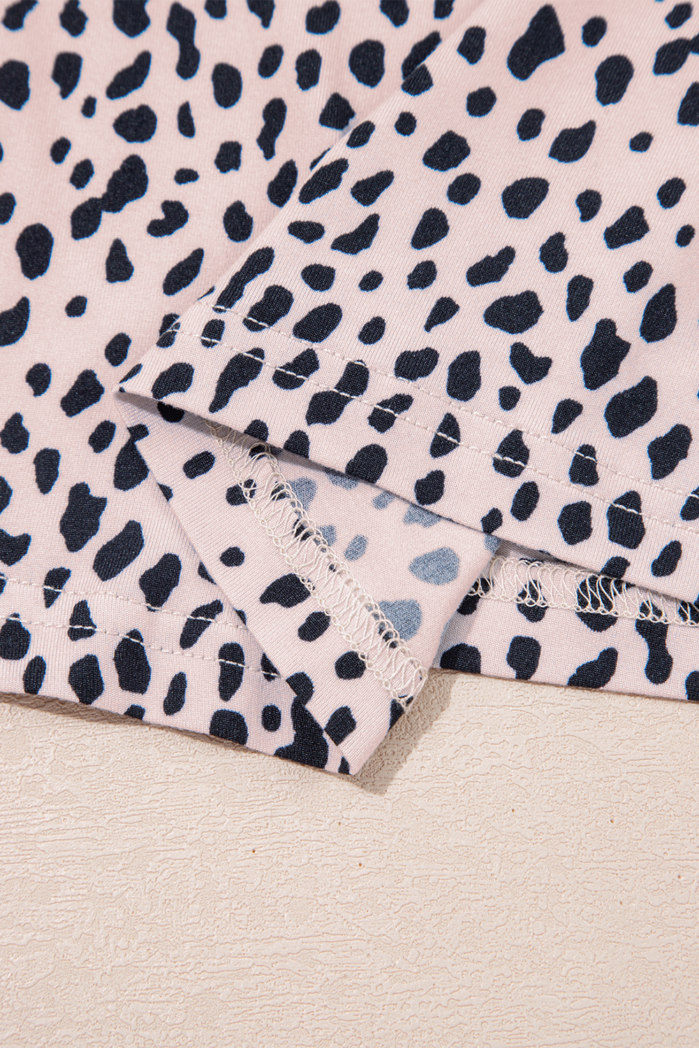 Trendy Apricot Leopard Pattern Tank Top - Comfortable and Stylish for Daily Use - Detail View 10