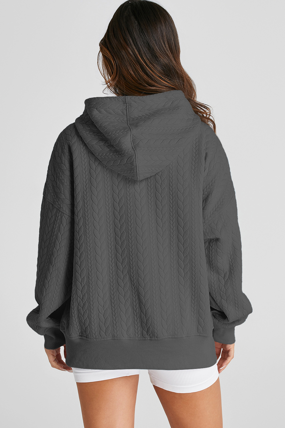 Cozy and Stylish Hooded Hoodie for Daily Wear - Perfect for Fall & Autumn - Detail View 2
