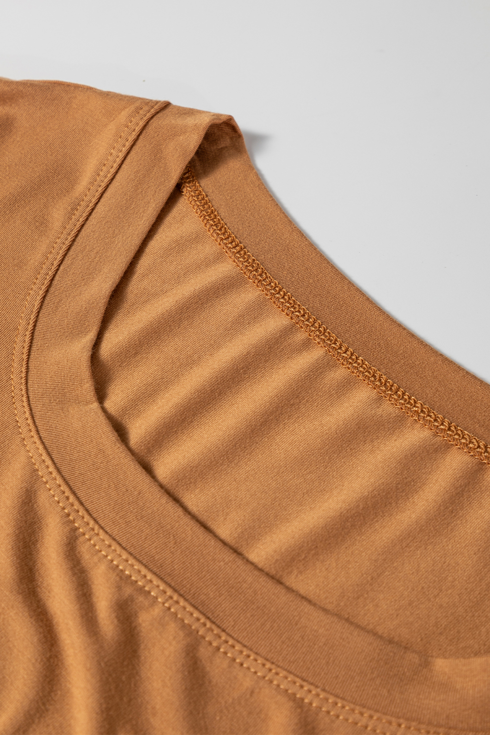 Versatile Women's Fitted Top in Solid Color - Ideal for Beach, Outdoor, and Back to School - Detail View 7