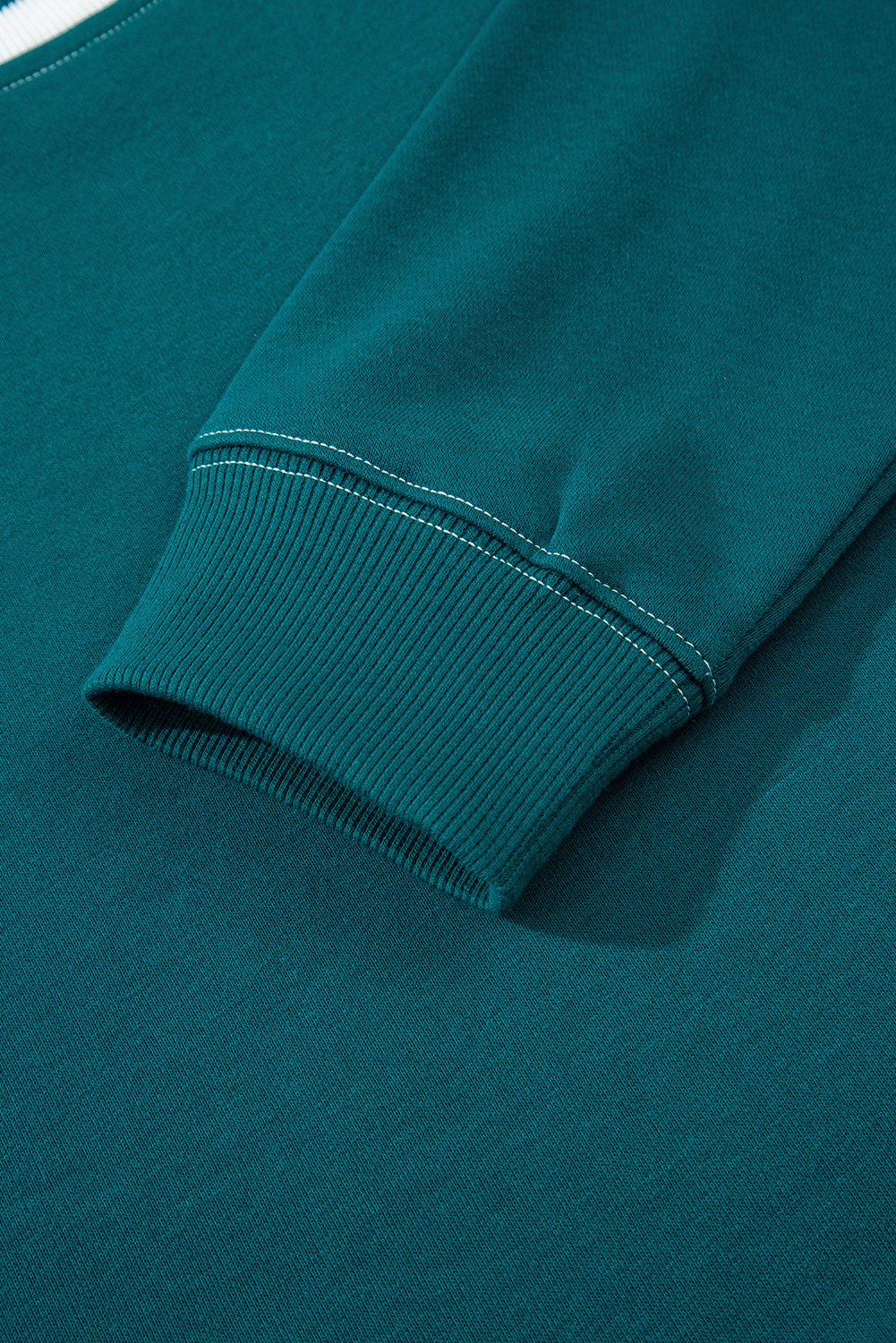 Casual Long Sleeve Round Neck Pullover - Relaxed Fit for Effortless Style - Detail View 15