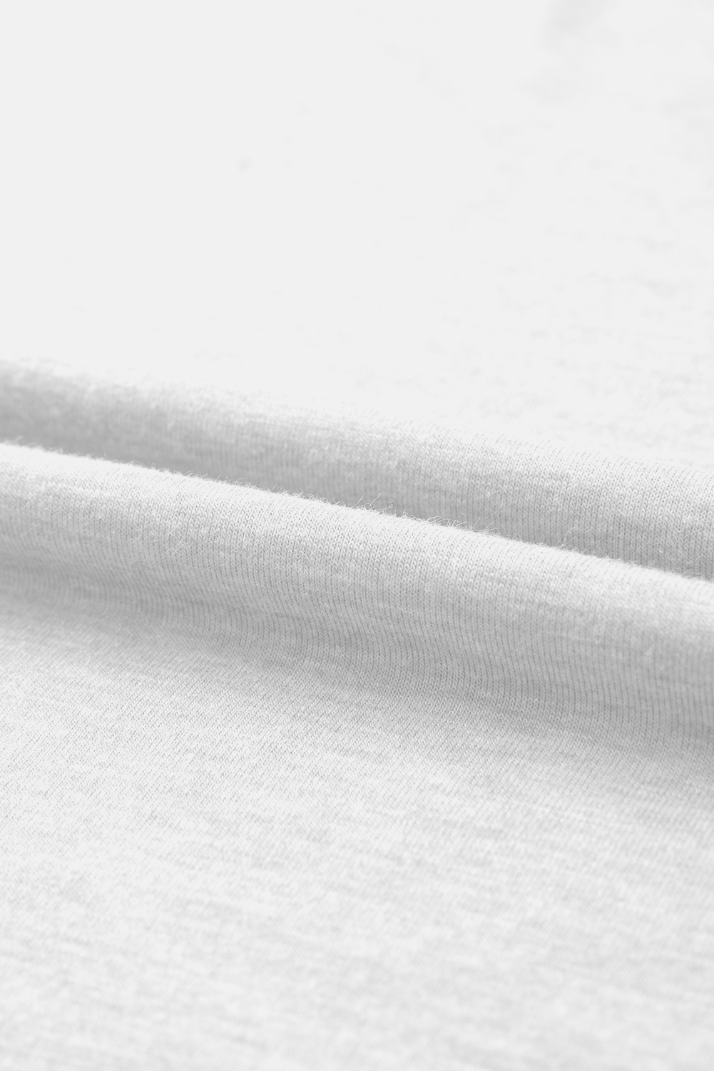 Casual and Comfortable White V Neck Long Sleeve Top - Perfect for Fall & Autumn - Detail View 14