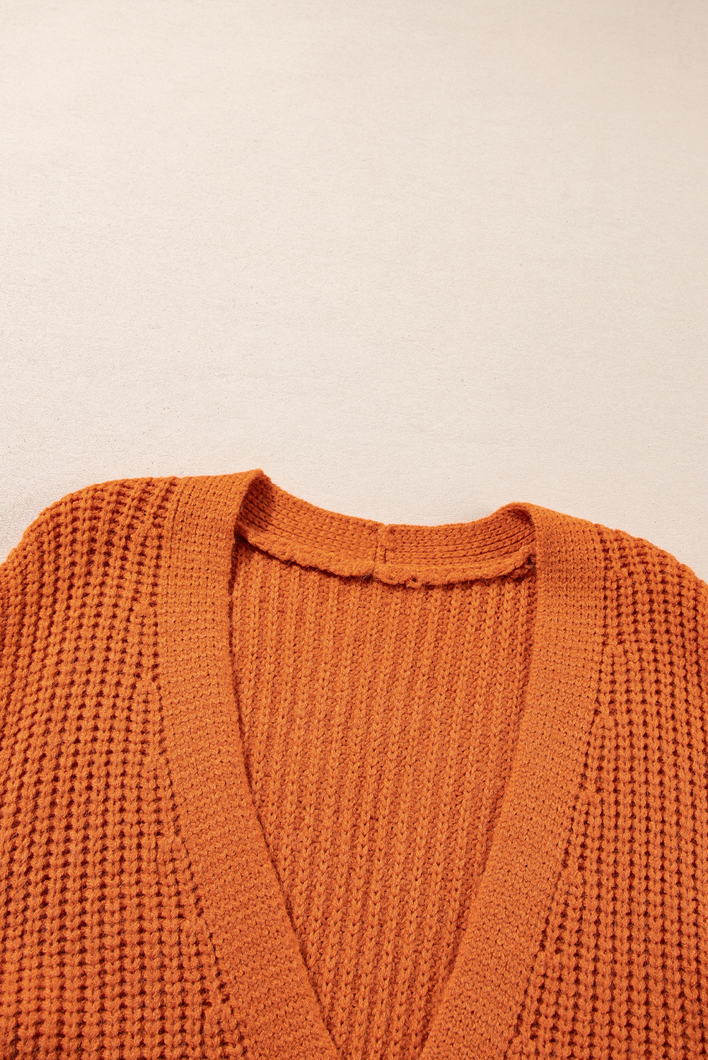 Comfortable and Versatile Chunky Cardigan for Daily Wear - Gold Flame with Buttons - Detail View 19