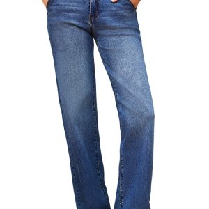 Women's Ashleigh Blue Straight Leg Jeans – Casual Daily Wear