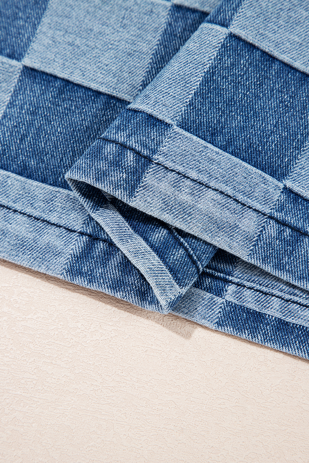 Comfortable Hooded Denim Hoodie for Daily Wear with Zipper and Pocket - Detail View 11