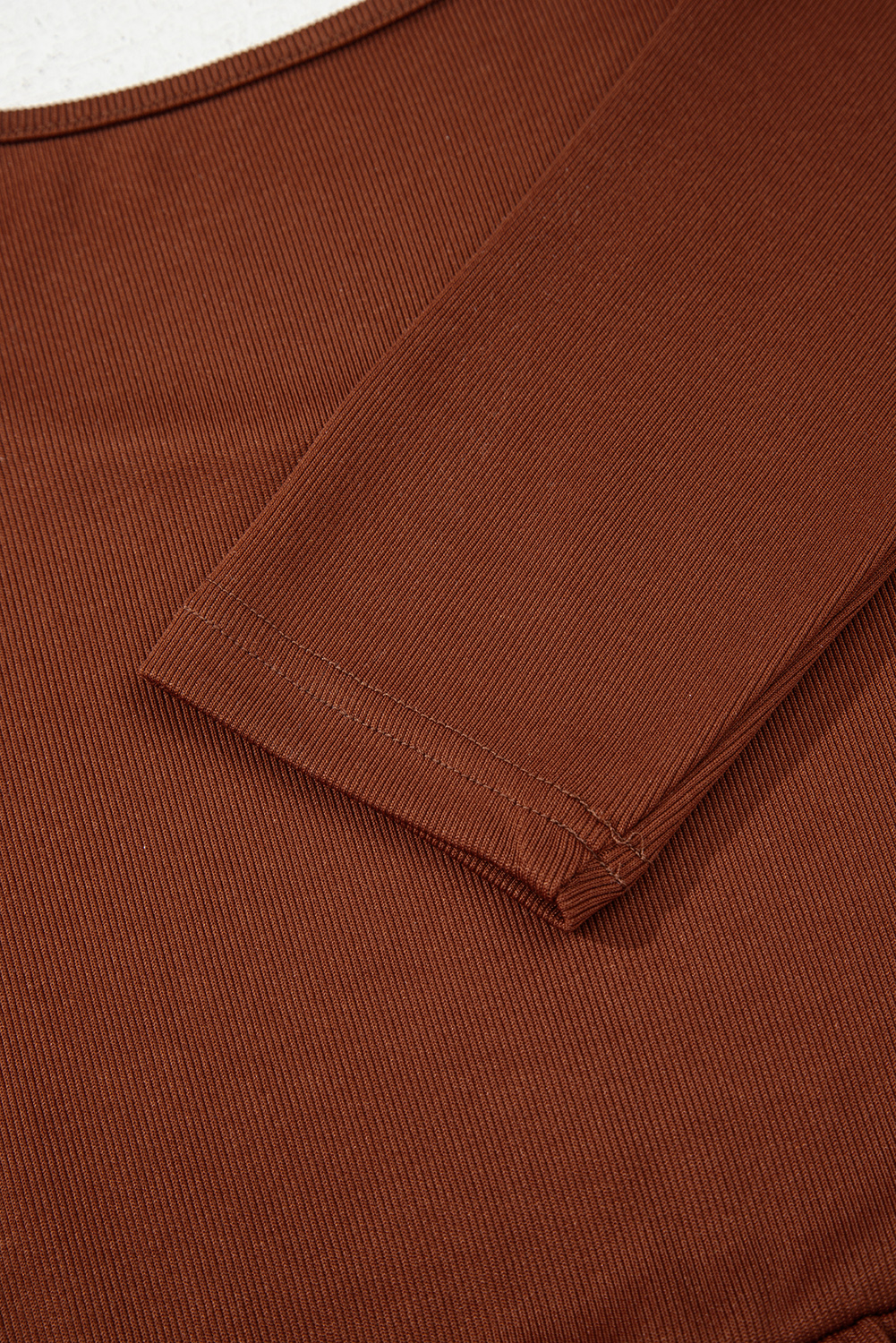 Stylish Casual Mini Dress with Frilled Trim and High Waist - Perfect for Fall - Detail View 18
