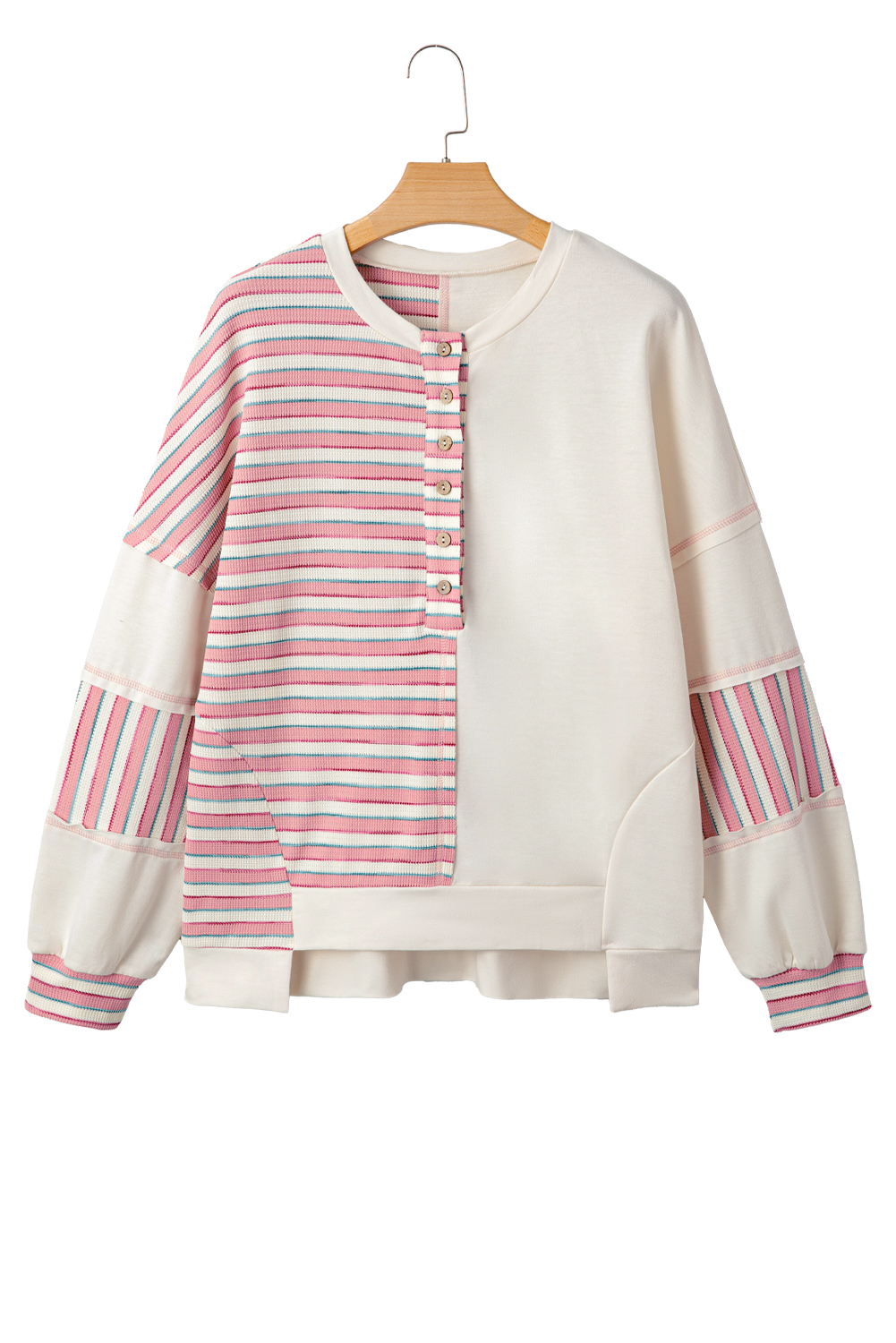 Trendy Shift Silhouette Oversized Pullover for Daily Wear - Fall & Autumn - Detail View 19