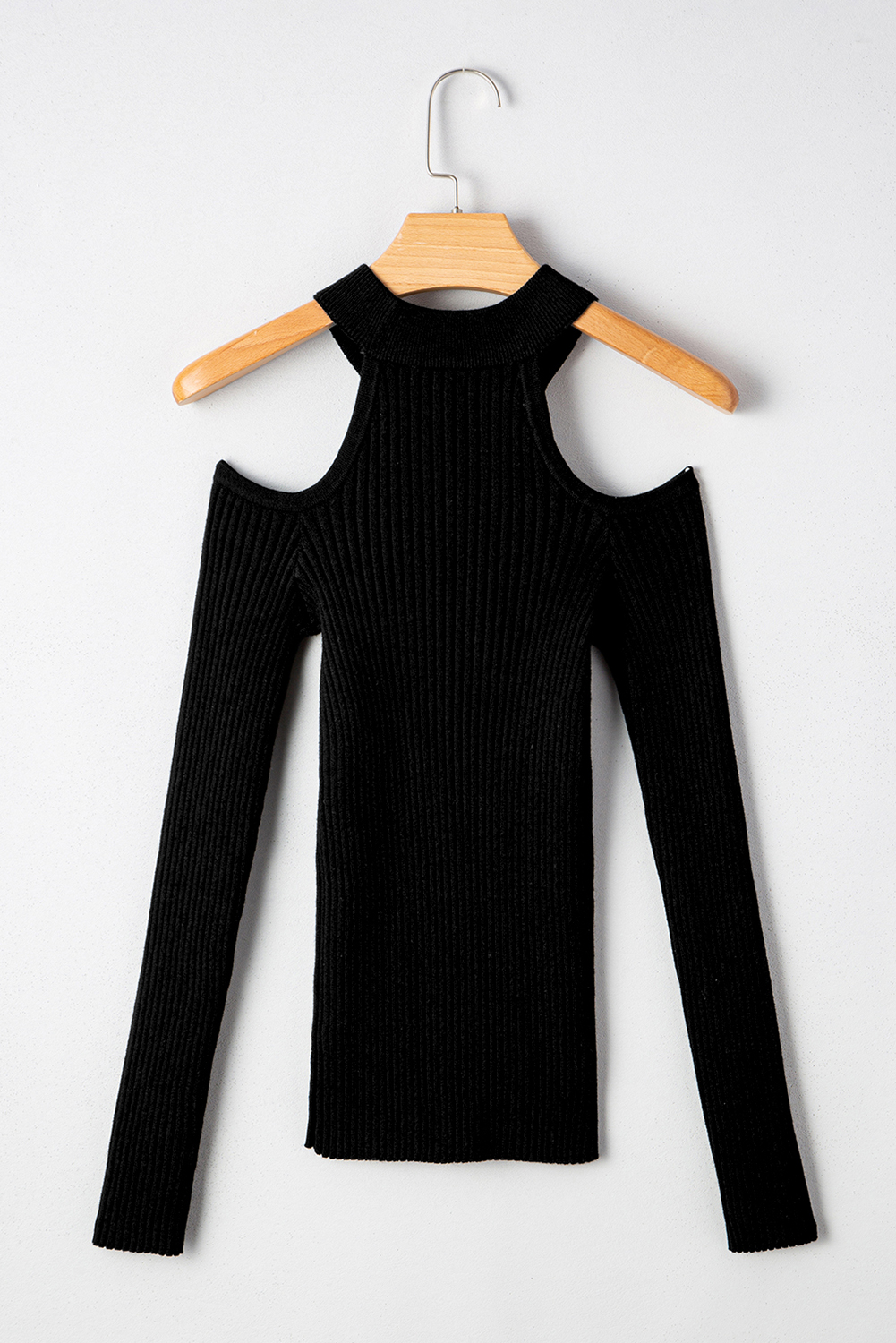 Chic Ribbed Knit Sweater for Women - Perfect for Daily Wear in Autumn - Detail View 7