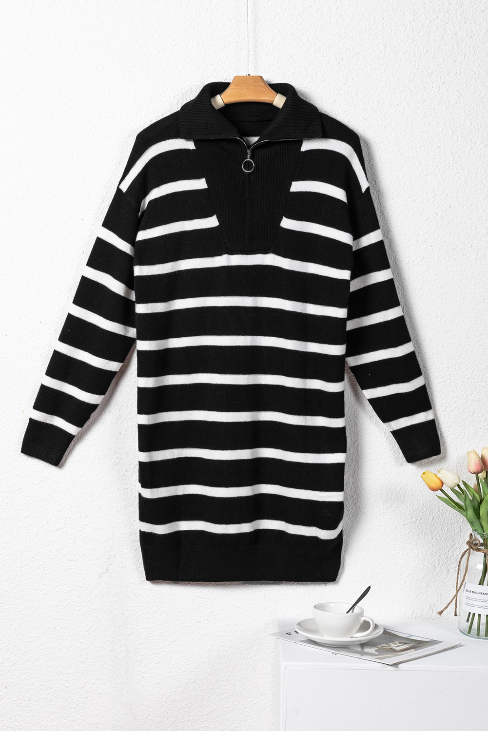 Fall & Autumn Fashion: Stylish and Comfortable Loose Sweater Dress for Daily Wear - Detail View 19