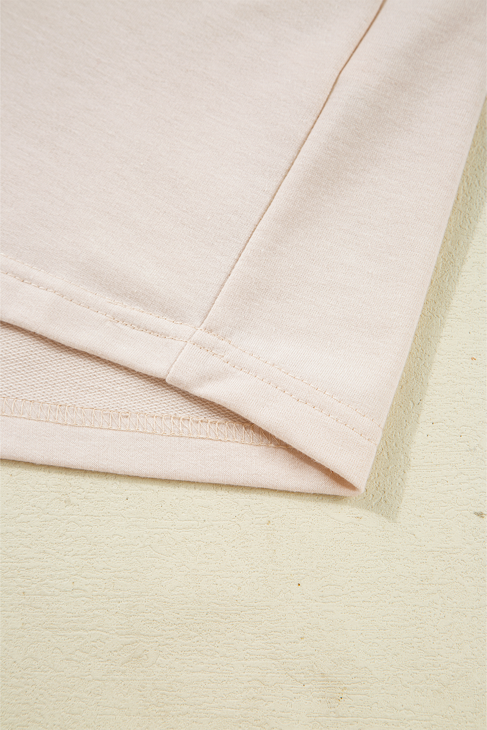 Casual Long Sleeve Henley Top in Jet Stream - Color Block & Patchwork Design - Detail View 10