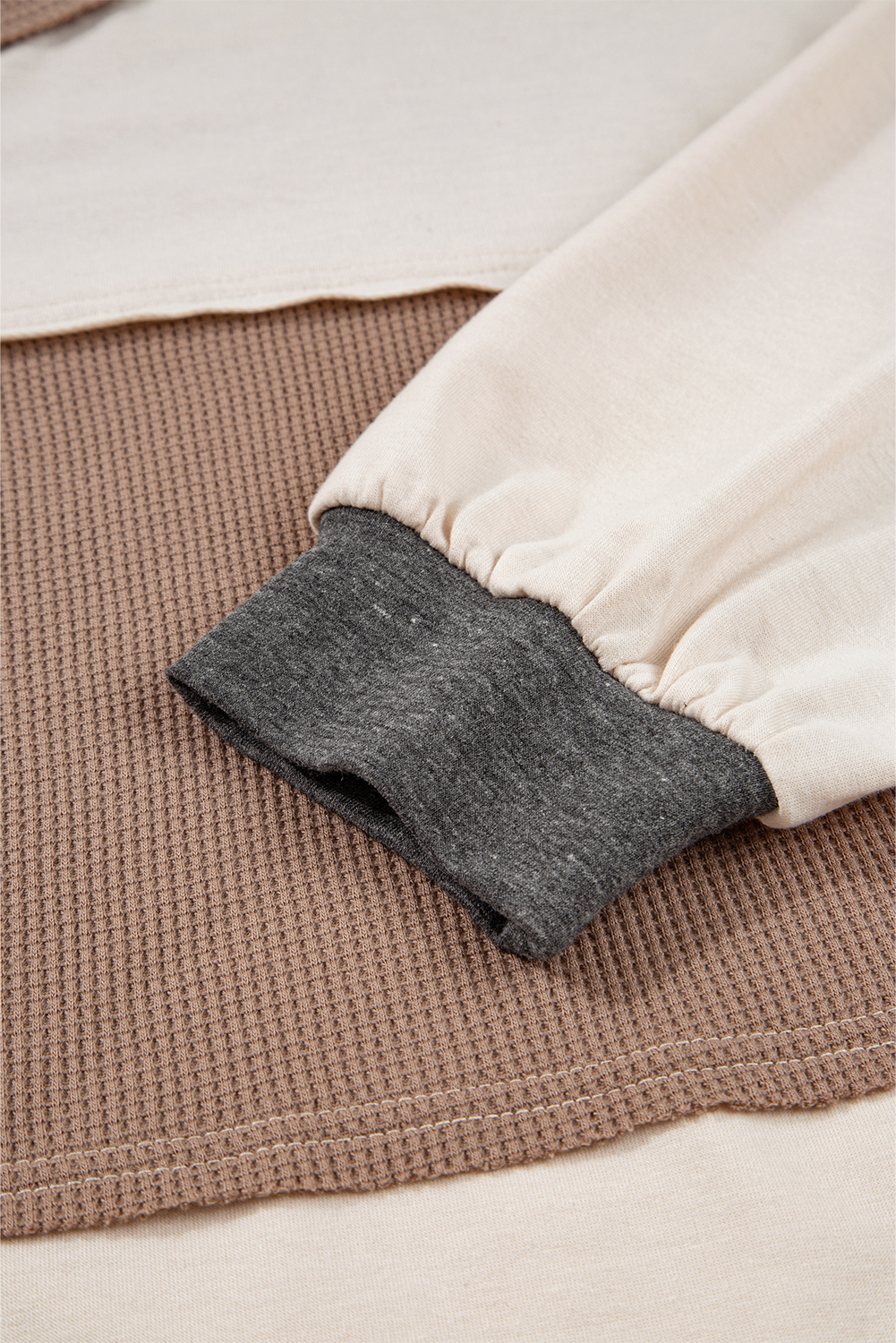 Stylish Women's Waffle Knit Top - Perfect for Daily Wear, Beach, and Vacations - Detail View 11