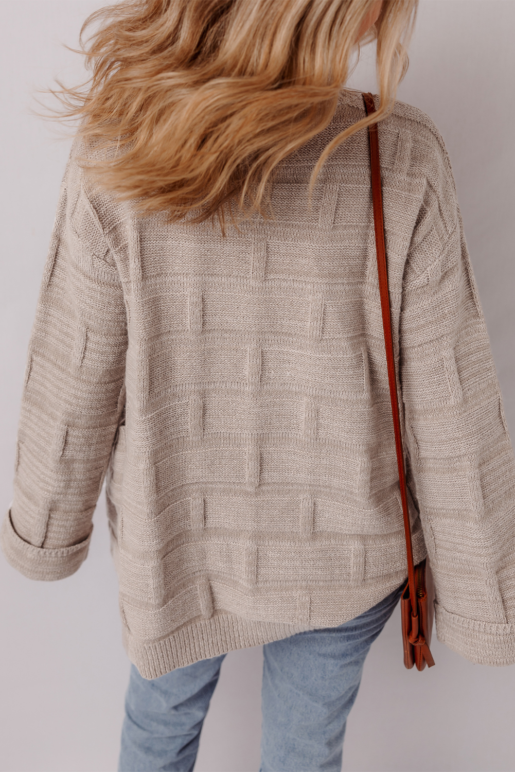 Stylish Long Sleeve Casual Cardigan in Delicacy Color - Perfect for Daily Wear - Detail View 2