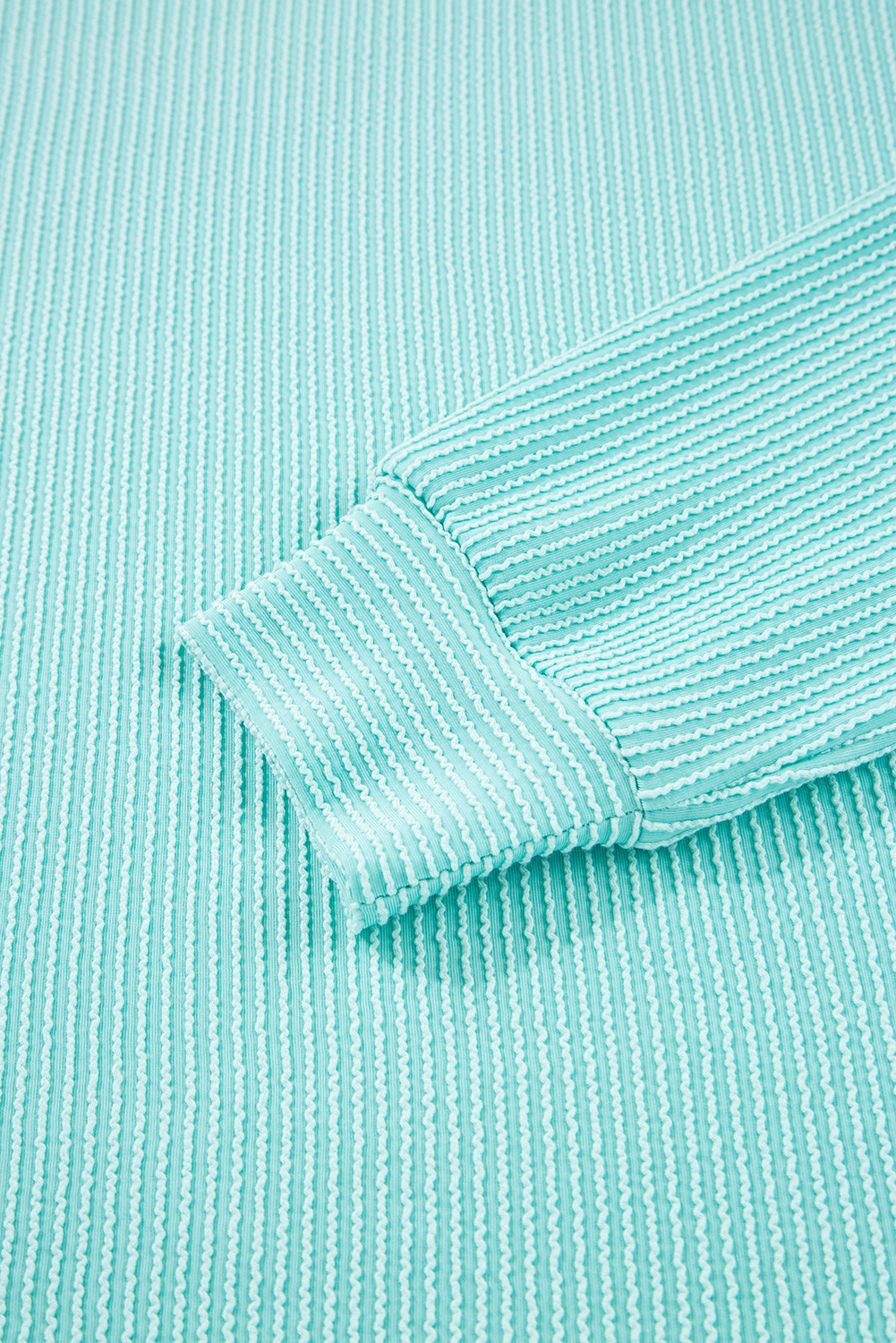 Casual Fall & Autumn Long Sleeve Top - Stretchy and Breathable with Colorblock Design - Detail View 10