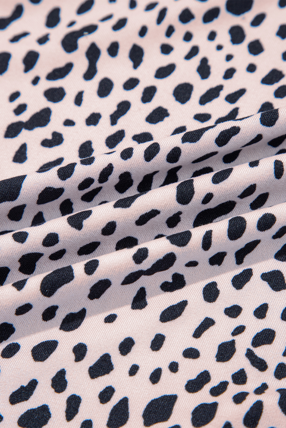 Women's Apricot Leopard Print Round Neck Sleeveless Tank Top for Casual Summer Wear - Detail View 9