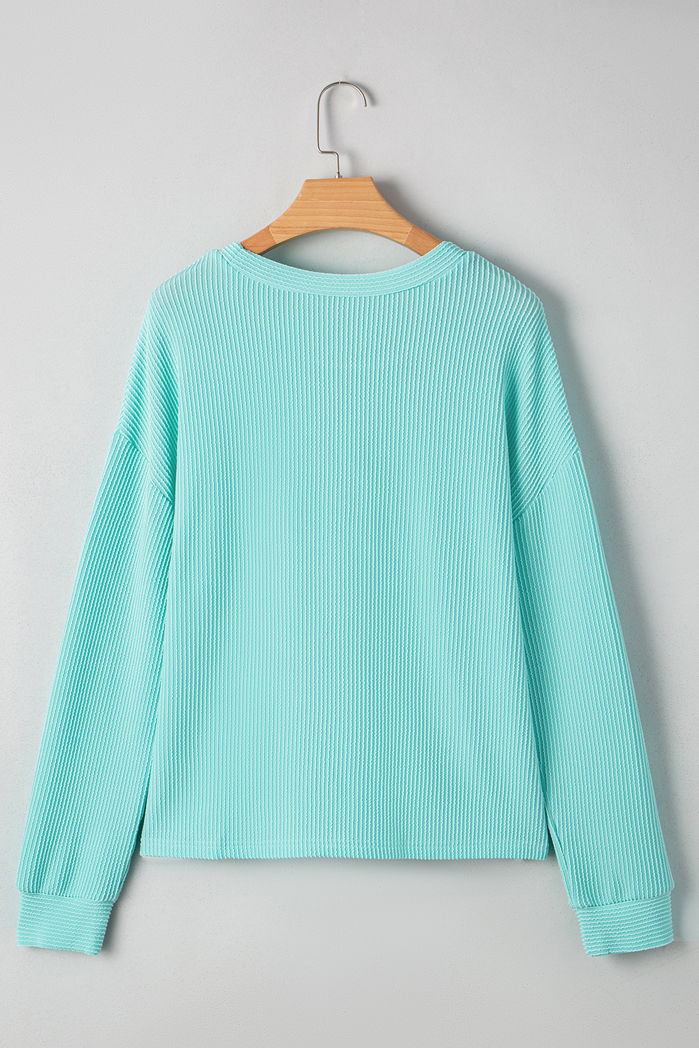 Casual Fall & Autumn Long Sleeve Top - Stretchy and Breathable with Colorblock Design - Detail View 6