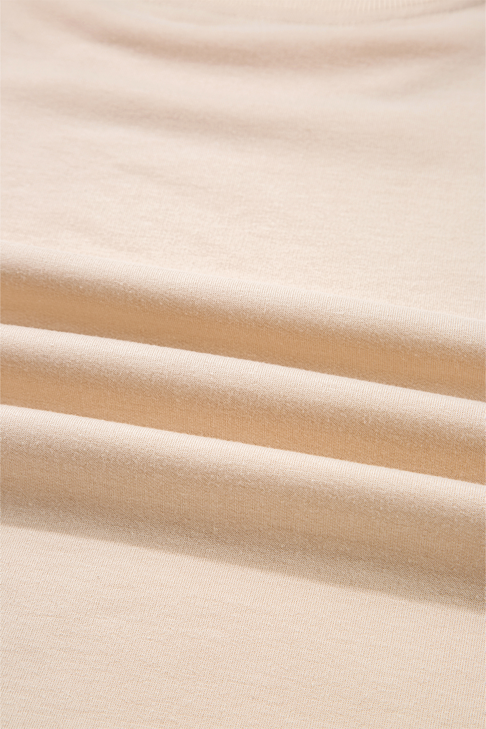Stylish and Comfortable Beige Floral Applique Casual Top for Fall - Detail View 10