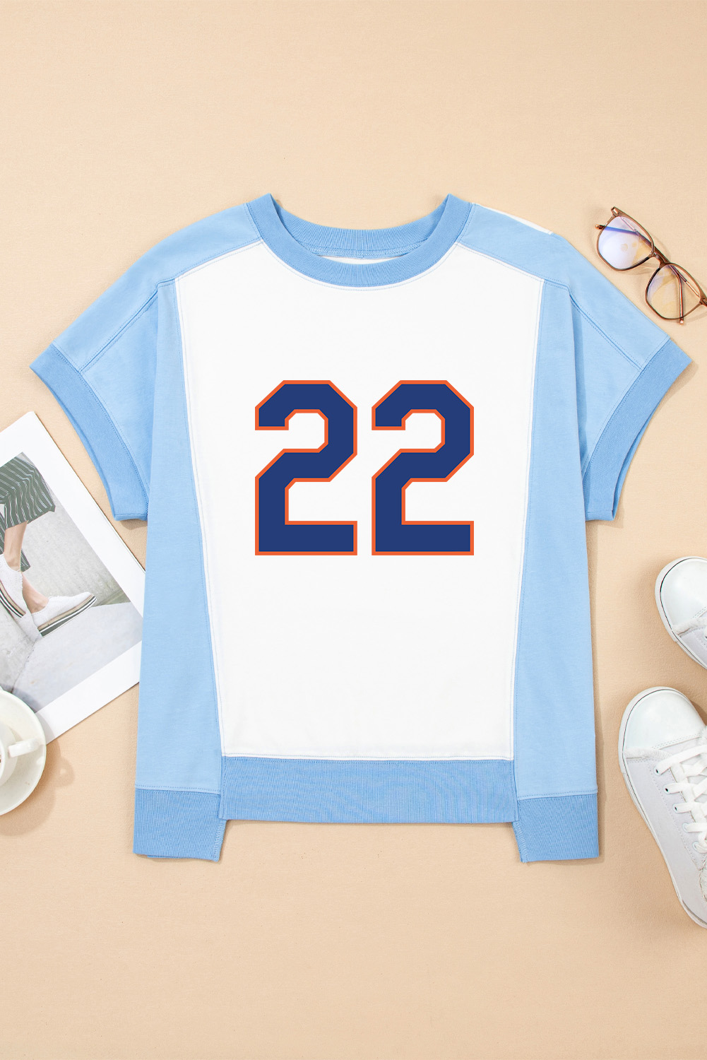 Comfortable Short Sleeve Round Neck T-Shirt - Perfect for Daily Wear - Detail View 3