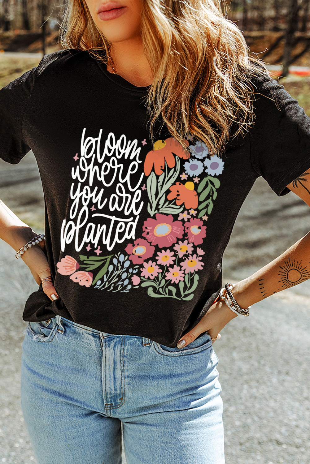 Soft and Breathable Women's Graphic T-Shirt - Perfect for Daily Wear - Detail View 7