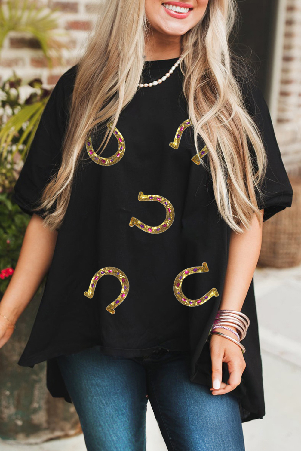 Casual Summer T-Shirt for Women - Soft Fabric and Stylish Movement with Western Flair - Detail View 3