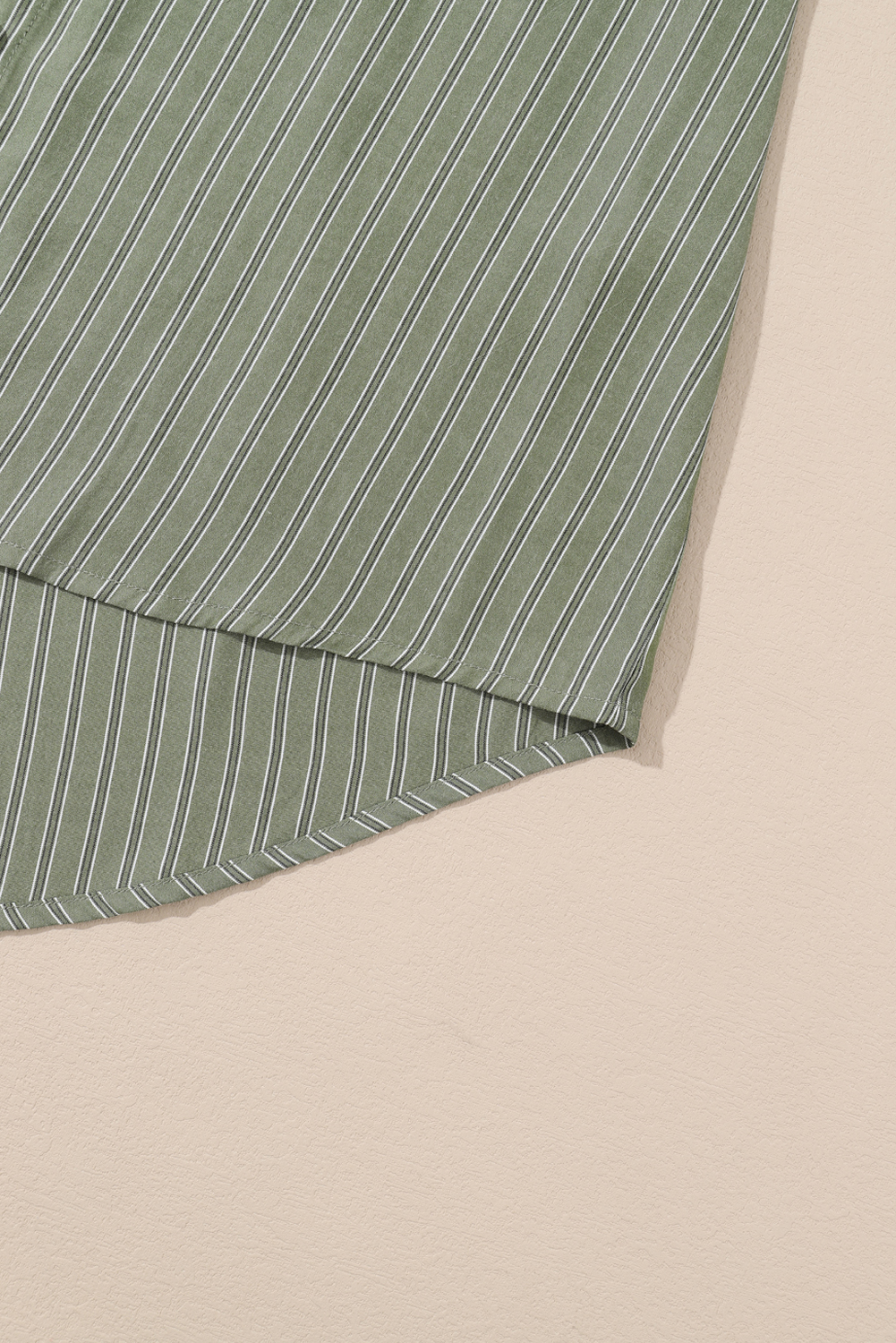 Stylish Striped Oversized Shirt for Women - Versatile Daily Wear - Detail View 14