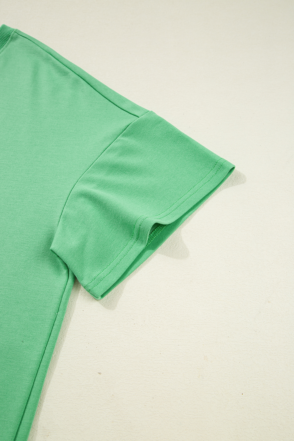 Comfortable Mint Green Plus Size Loungewear Set with Patched Pocket - Summer Essential - Detail View 15