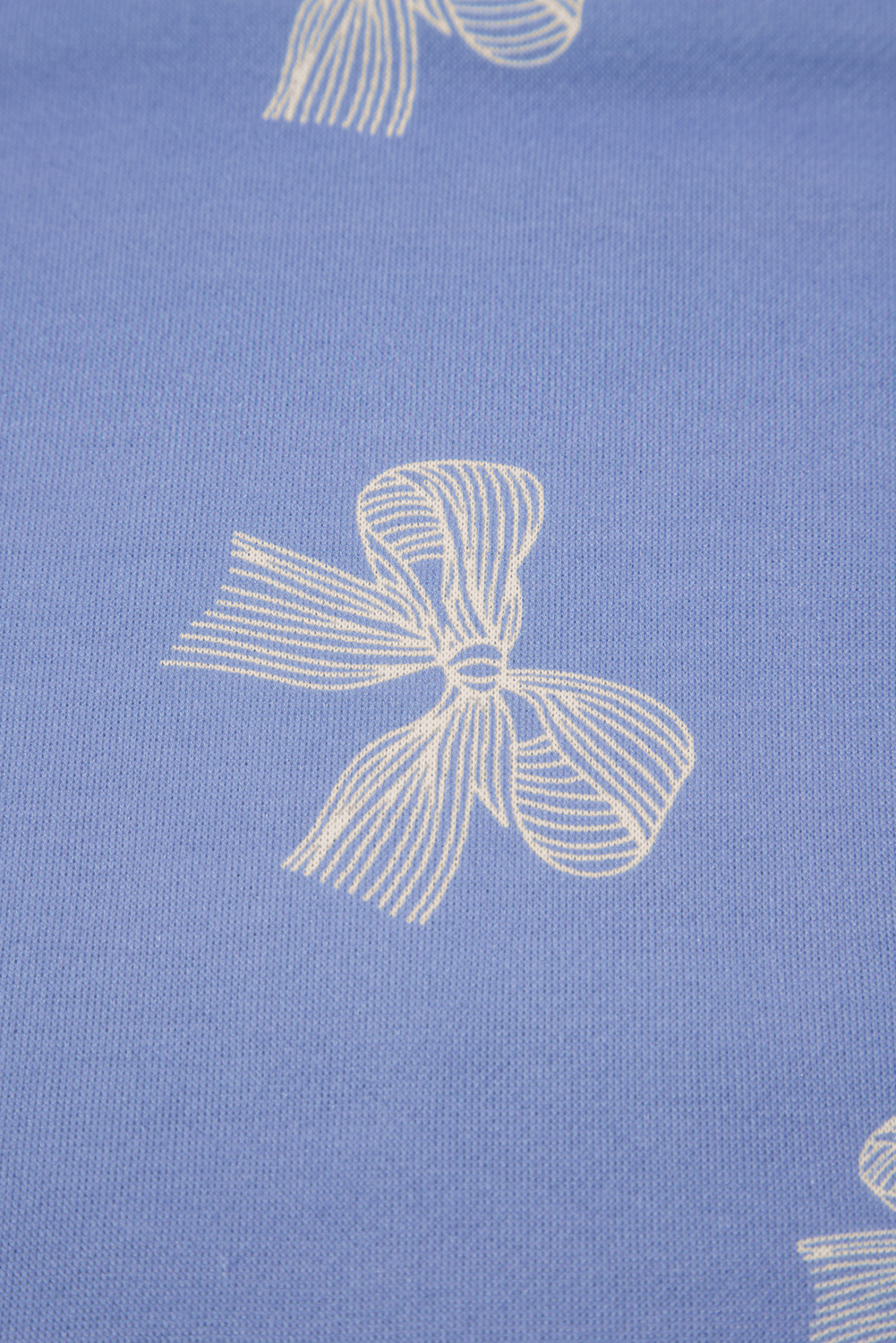 Casual Summer Dress for Women - Sky Blue Shift Dress with Delicate Ruffled Sleeves - Detail View 11