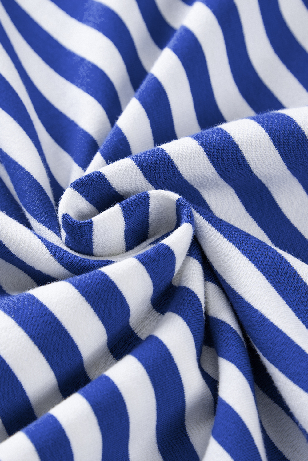 Casual Oversized Sweatshirt with Striped Pattern and Ribbed Trim for Fall & Winter - Detail View 14