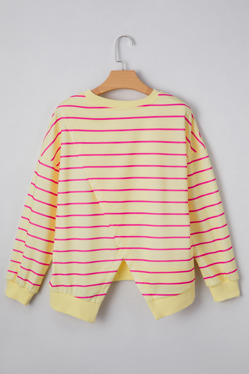 Chic and Comfortable Women's Pullover - Stylish Overlap Back Design - Detail View 7