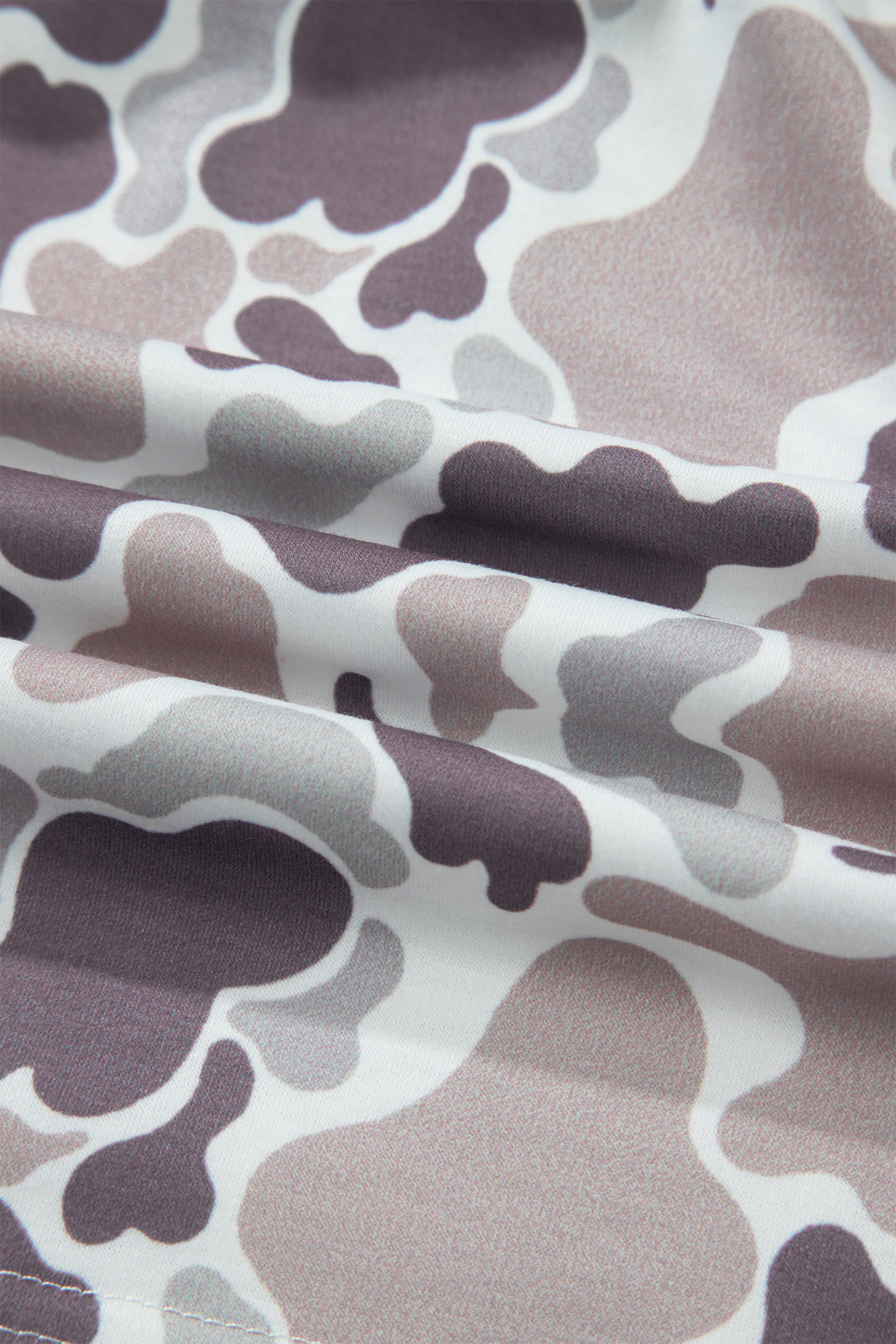 Women's Khaki Abstract Camo Mini Skort – High Waist Elastic Drawstring Casual Skirt - Detail View 10