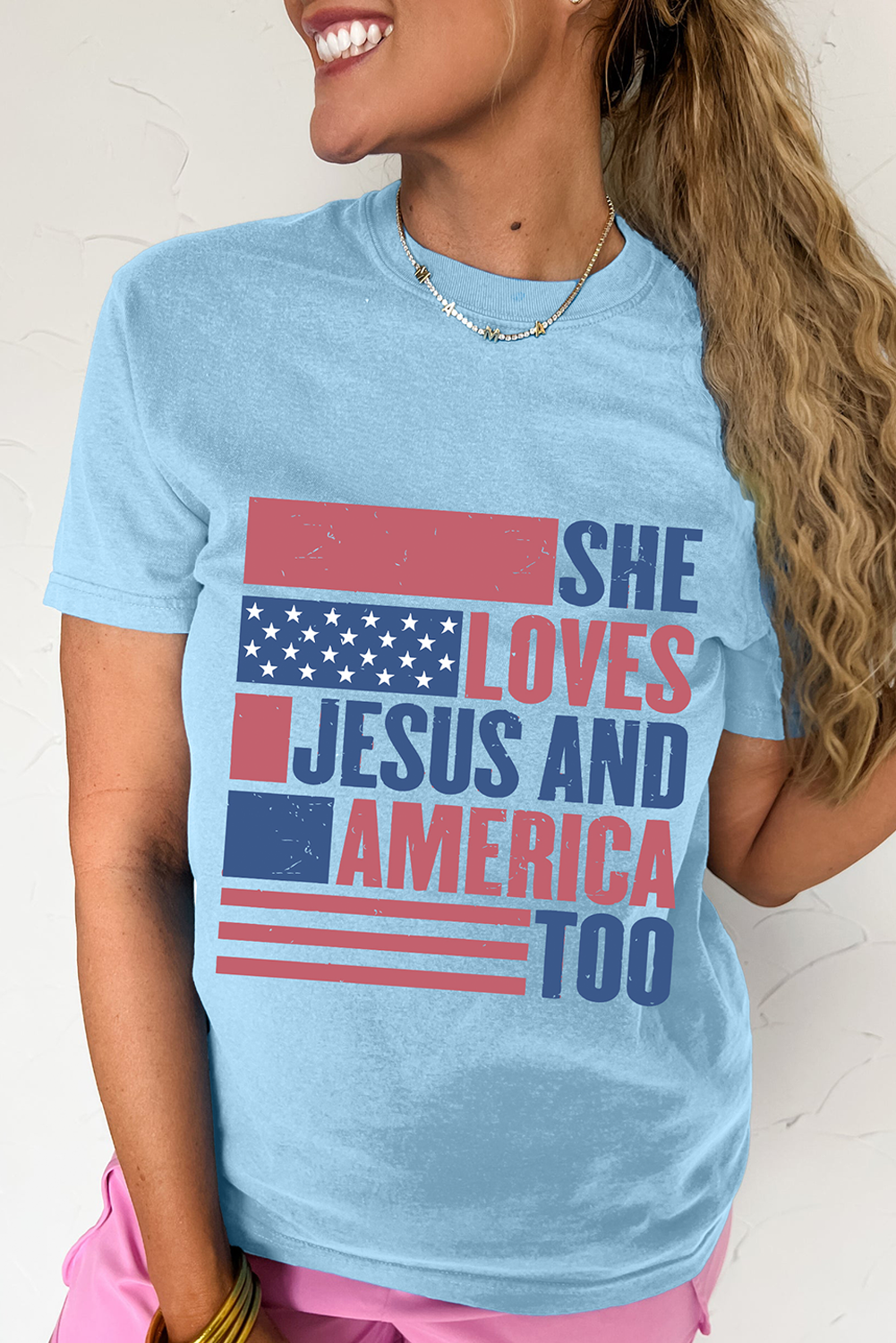Comfortable Crew Neck T-Shirt for Women - Perfect for Everyday Wear and Summer Celebrations - Detail View 3