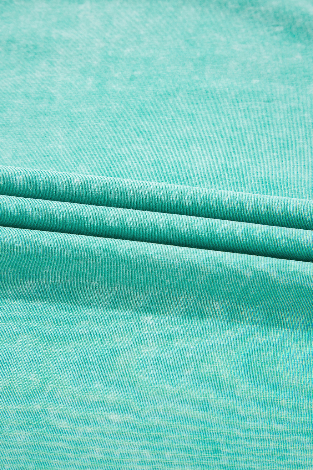 Women's Clearly Aqua Mineral Wash Pocketed T-Shirt Long Dress with Side Slits - Detail View 13