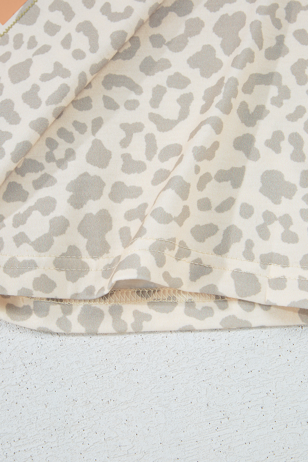 Stylish Leopard Print MAMA Tee - Perfect for Summer Outings and Lounging - Detail View 22