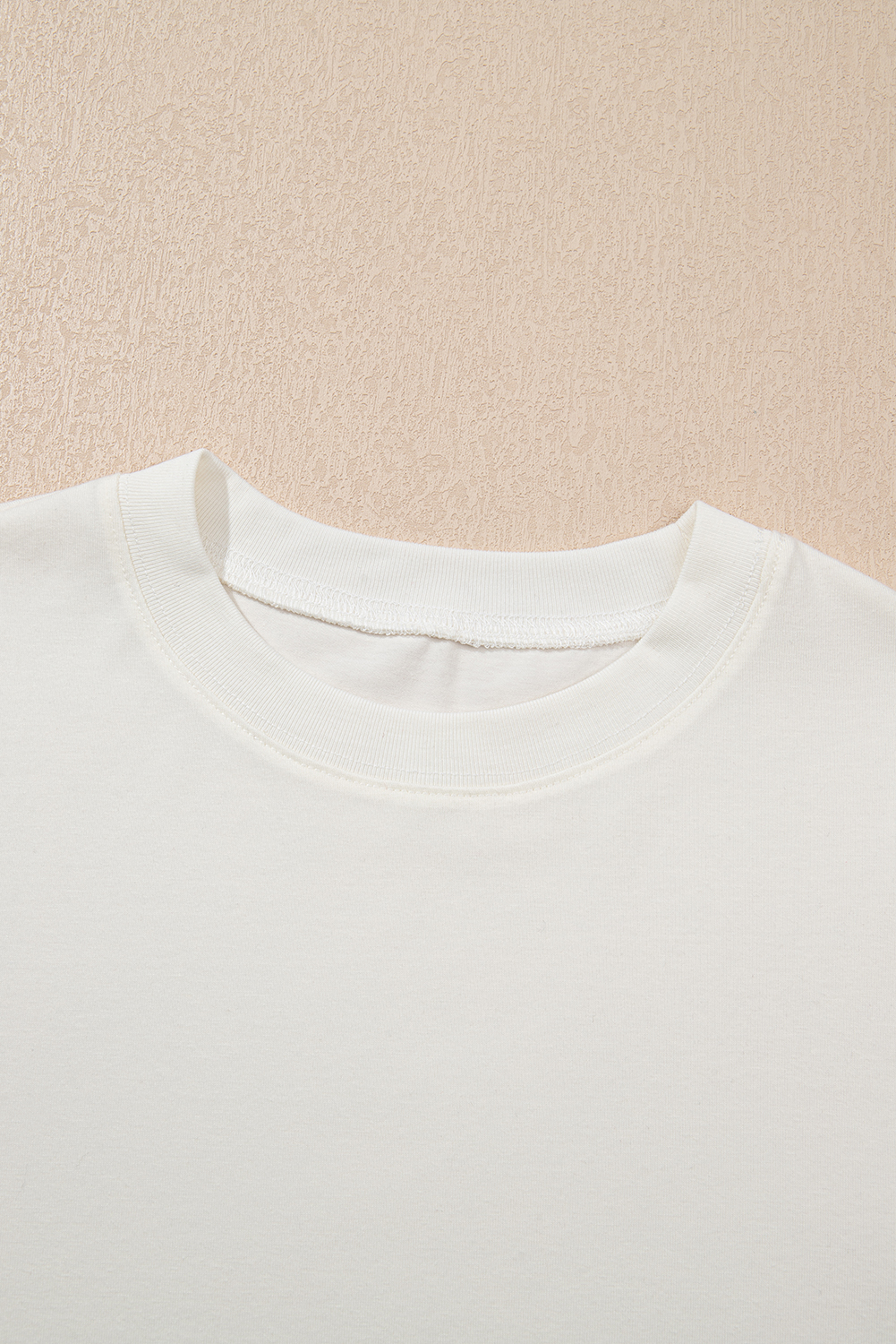 Women's Top, Beige Floral, Puff Sleeve, Round Neck, Casual, Summer Fashion, Breathable Fabric, Daily Wear, Comfortable, Stylish Design, Versatile, Tops & Tees - Detail View 12