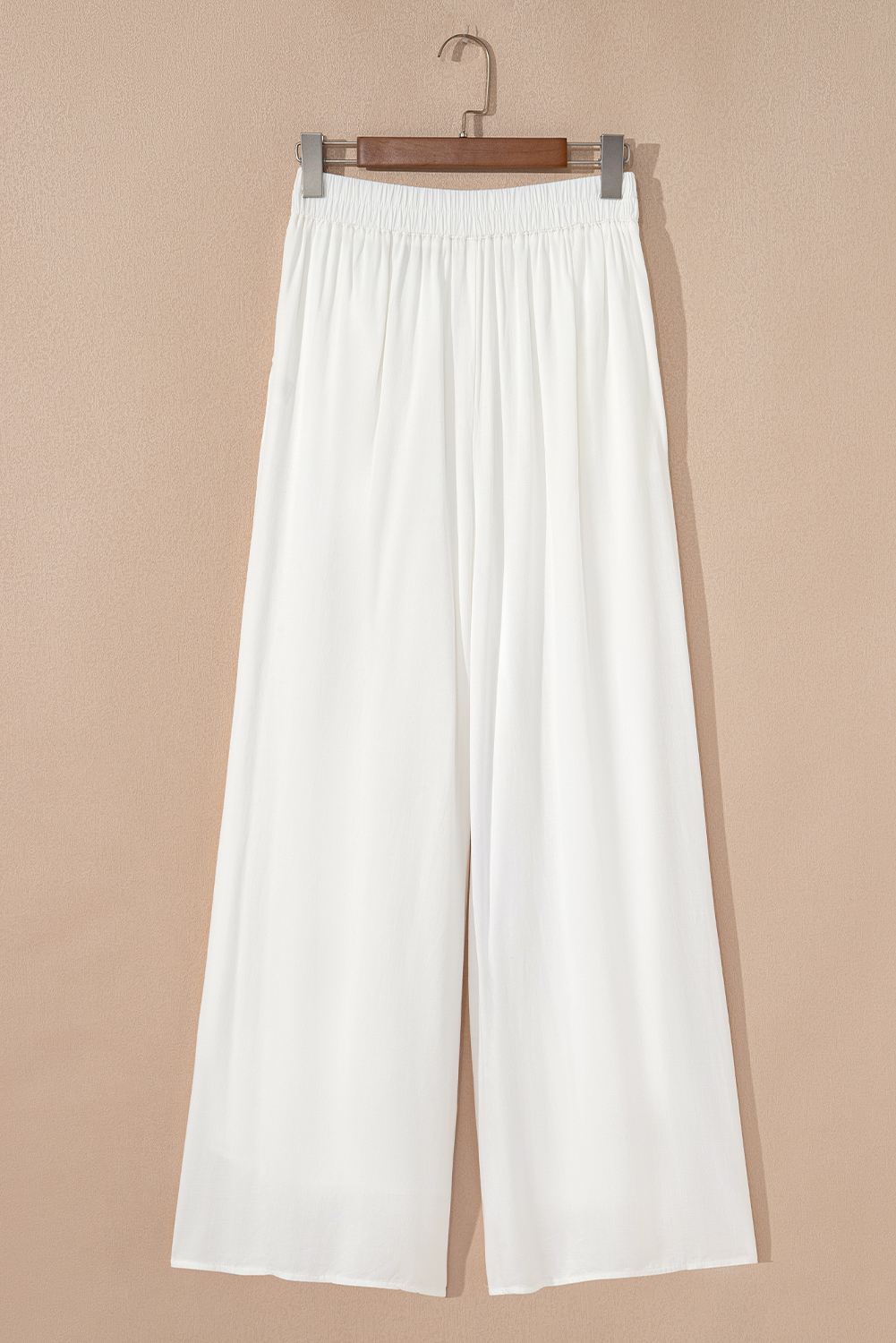 Chic and Stylish Women's Wide Leg Palazzo Pants - High Waist Design - Detail View 6