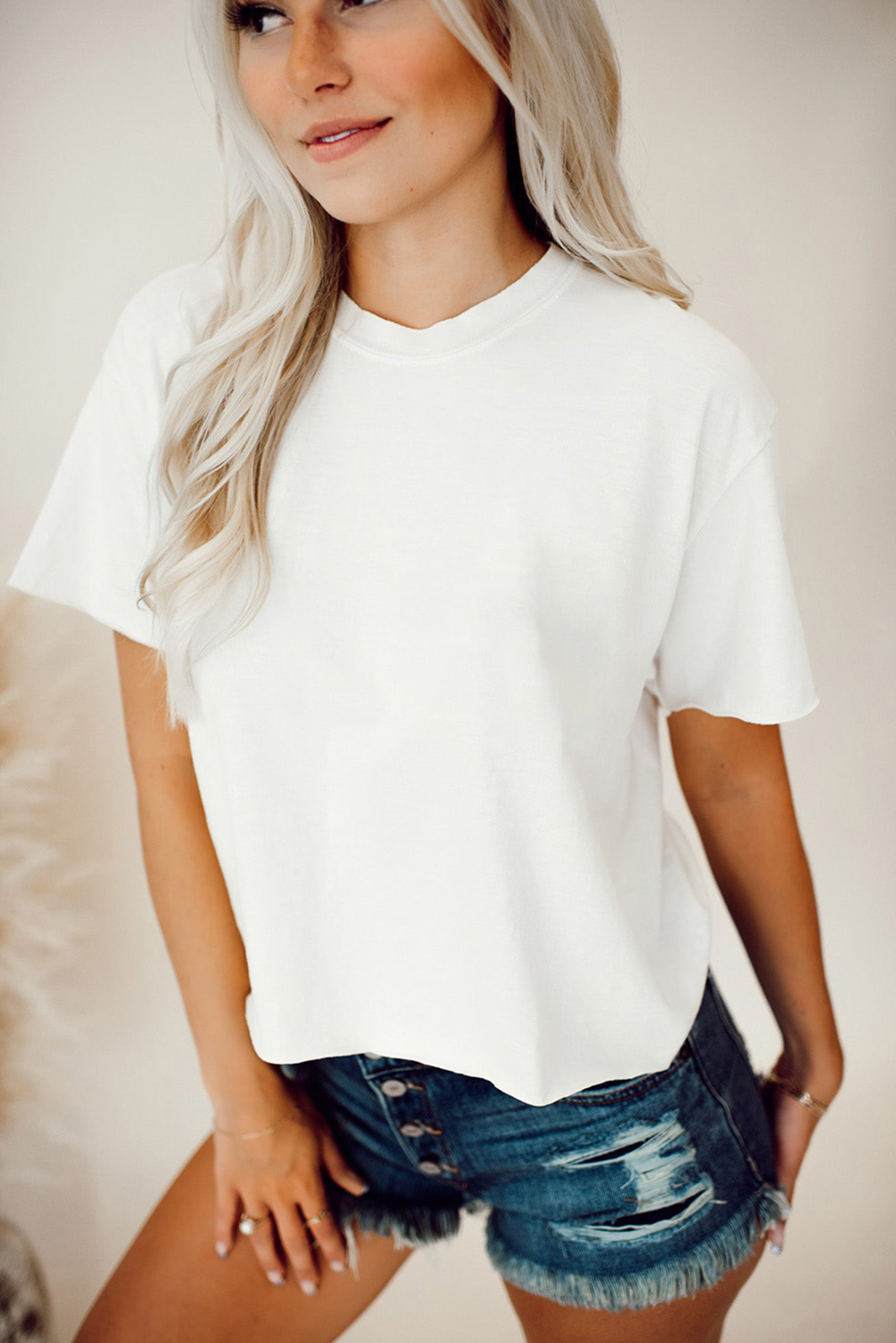 Casual Short Sleeve Round Neck T-Shirt - Nashville Music Scene Design - Detail View 6