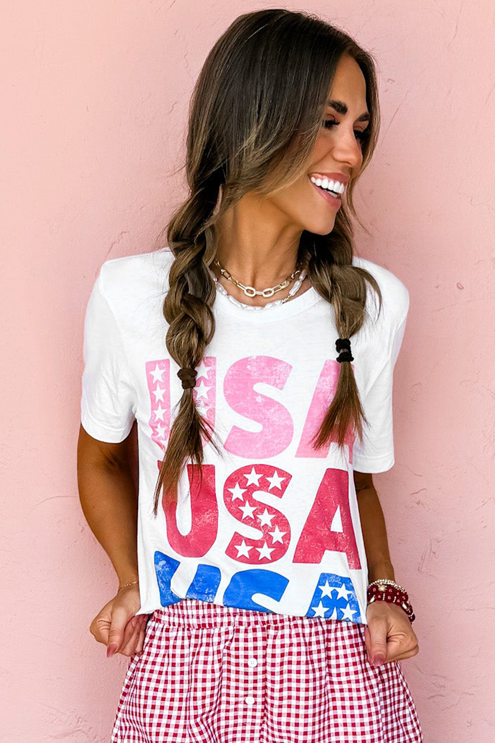 Comfortable Shift Fit Women's T-Shirt - Perfect for Daily Wear and Independence Day - Detail View 3