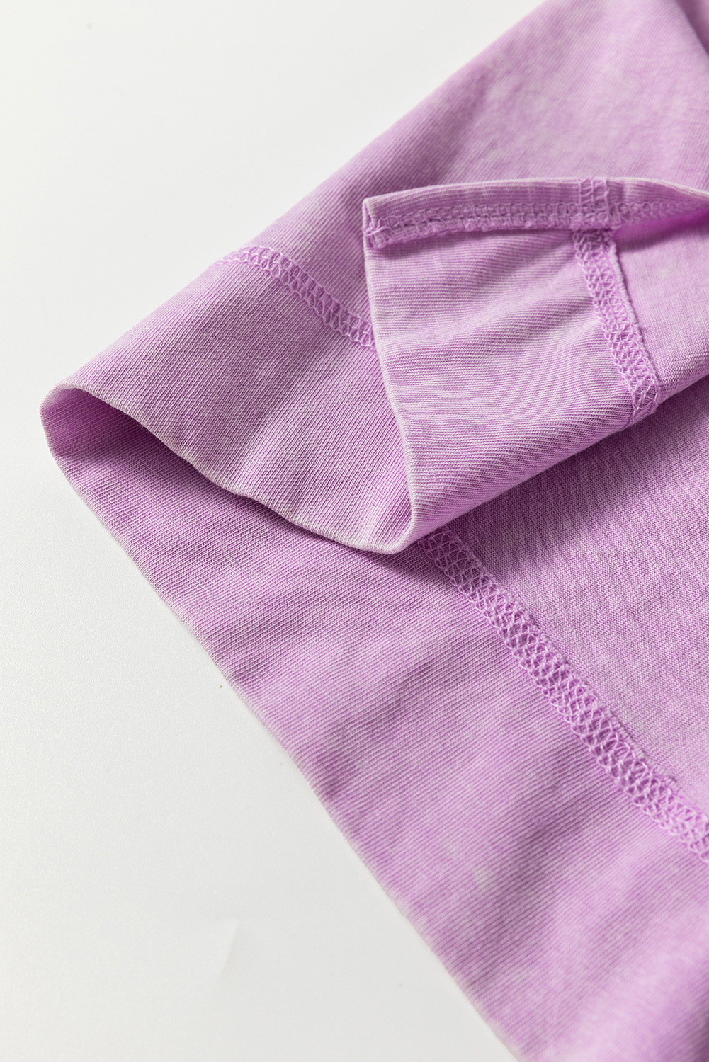 Chic and Comfortable Sleeveless Long Dress - Wisteria Mineral Wash - Detail View 10