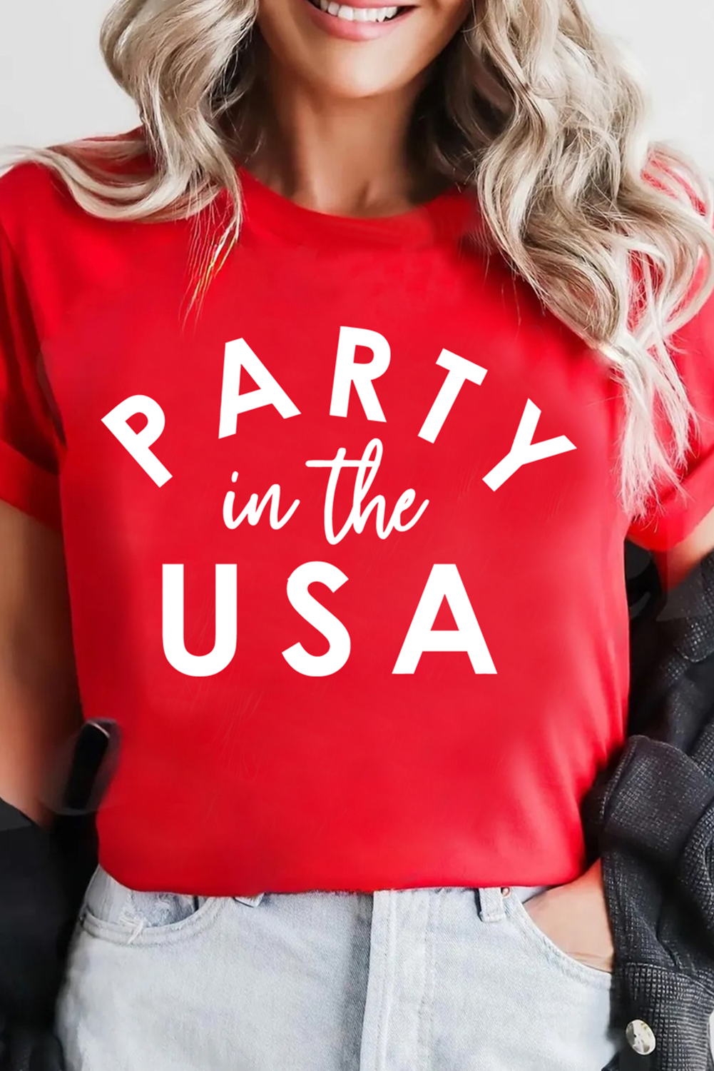 Casual Short Sleeve Independence Day T-Shirt - Perfect for BBQs and Fireworks - Detail View 3