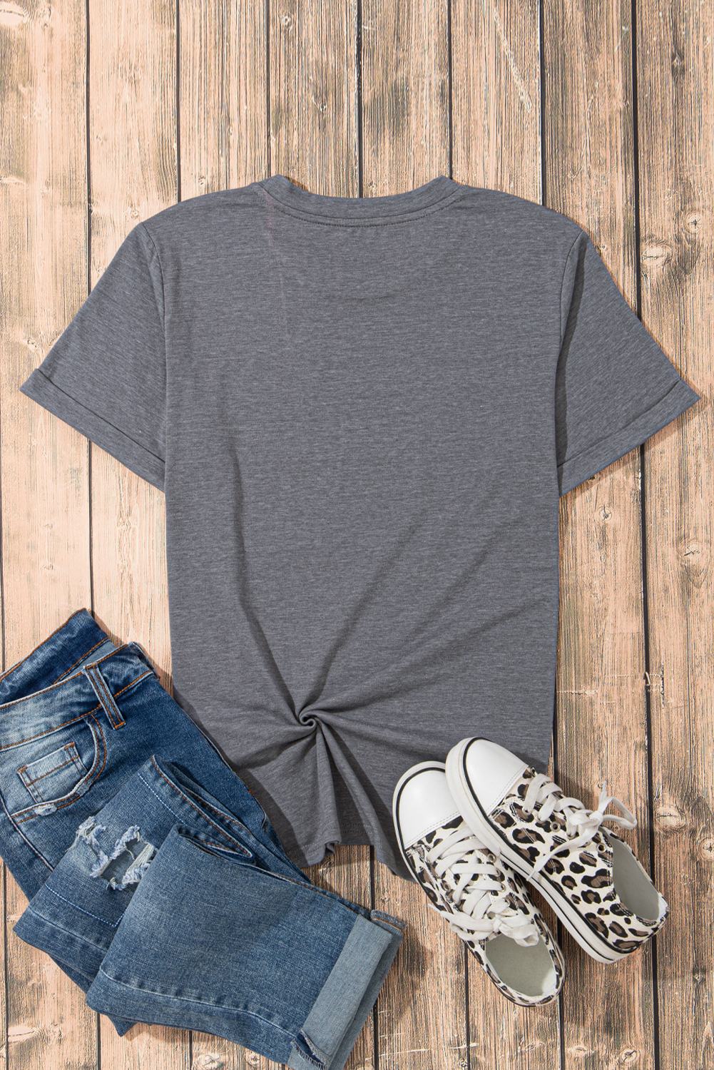 Comfortable Cotton Blend Game Day T-Shirt for Women - Perfect for Summer - Detail View 15
