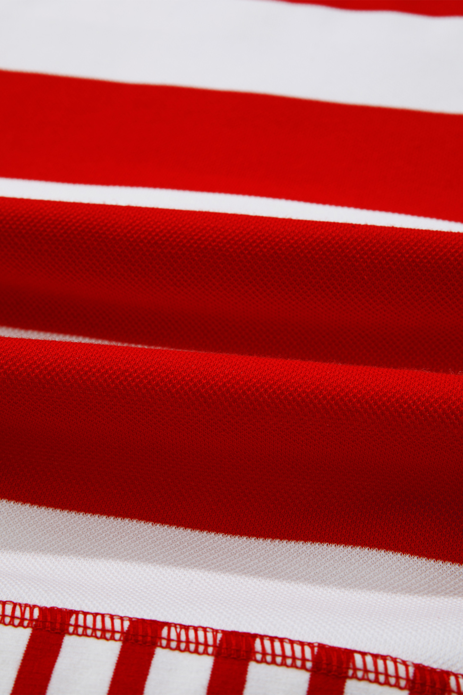 Women's Red Striped Patriotic Top – Sequin Bow Half Sleeve Shirt, Casual Independence Day Outfit - Detail View 10