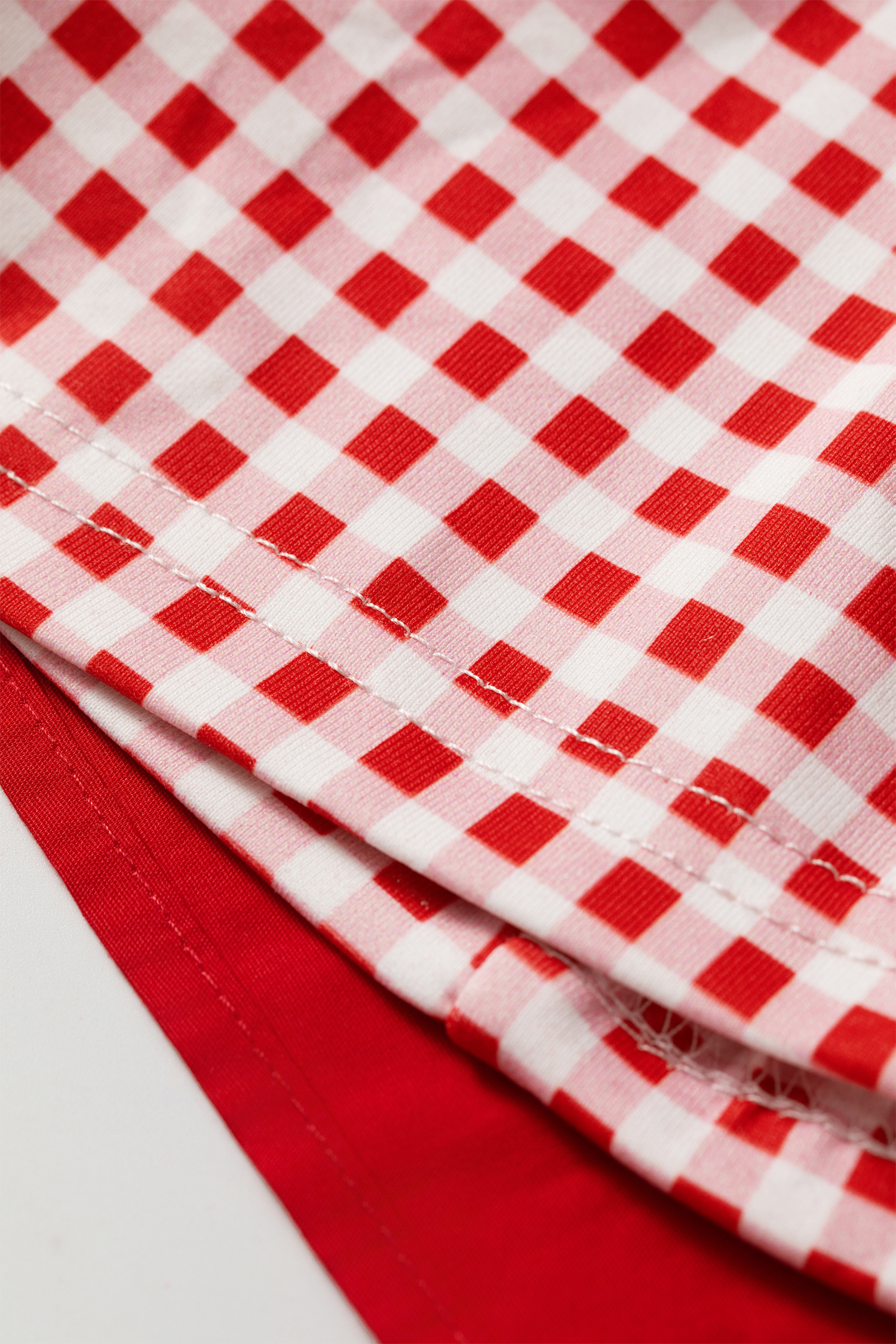 Women's Backless Plaid Patchwork Dress – Casual Mini Dress - Detail View 8