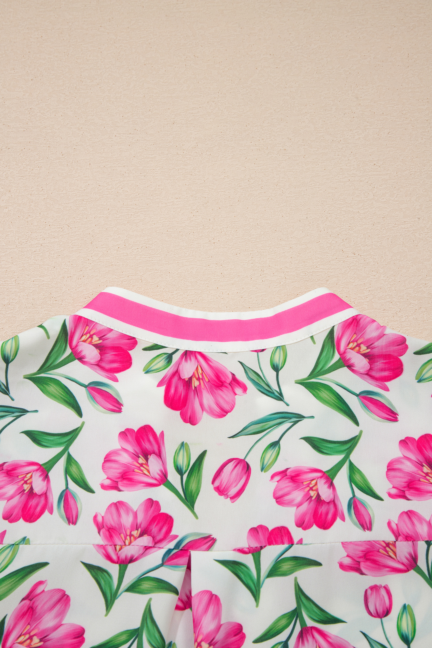 Chic Women's Multicolour Floral Dress – A-Line Short Sleeve Casual Dress, Gift for Her - Detail View 9
