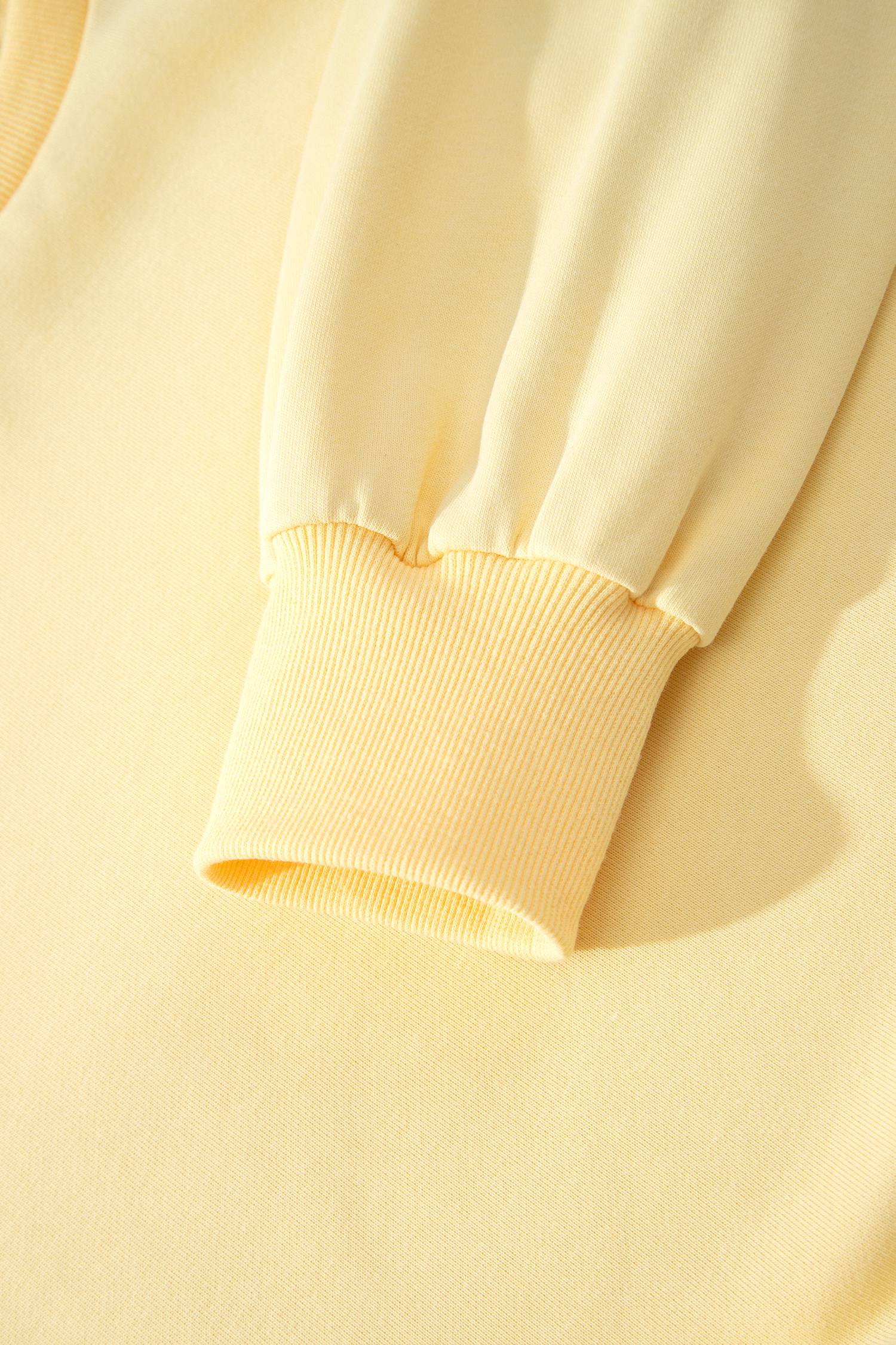 Women's Yellow Eyelet Lace Crop Pullover & Pants Set - Detail View 10
