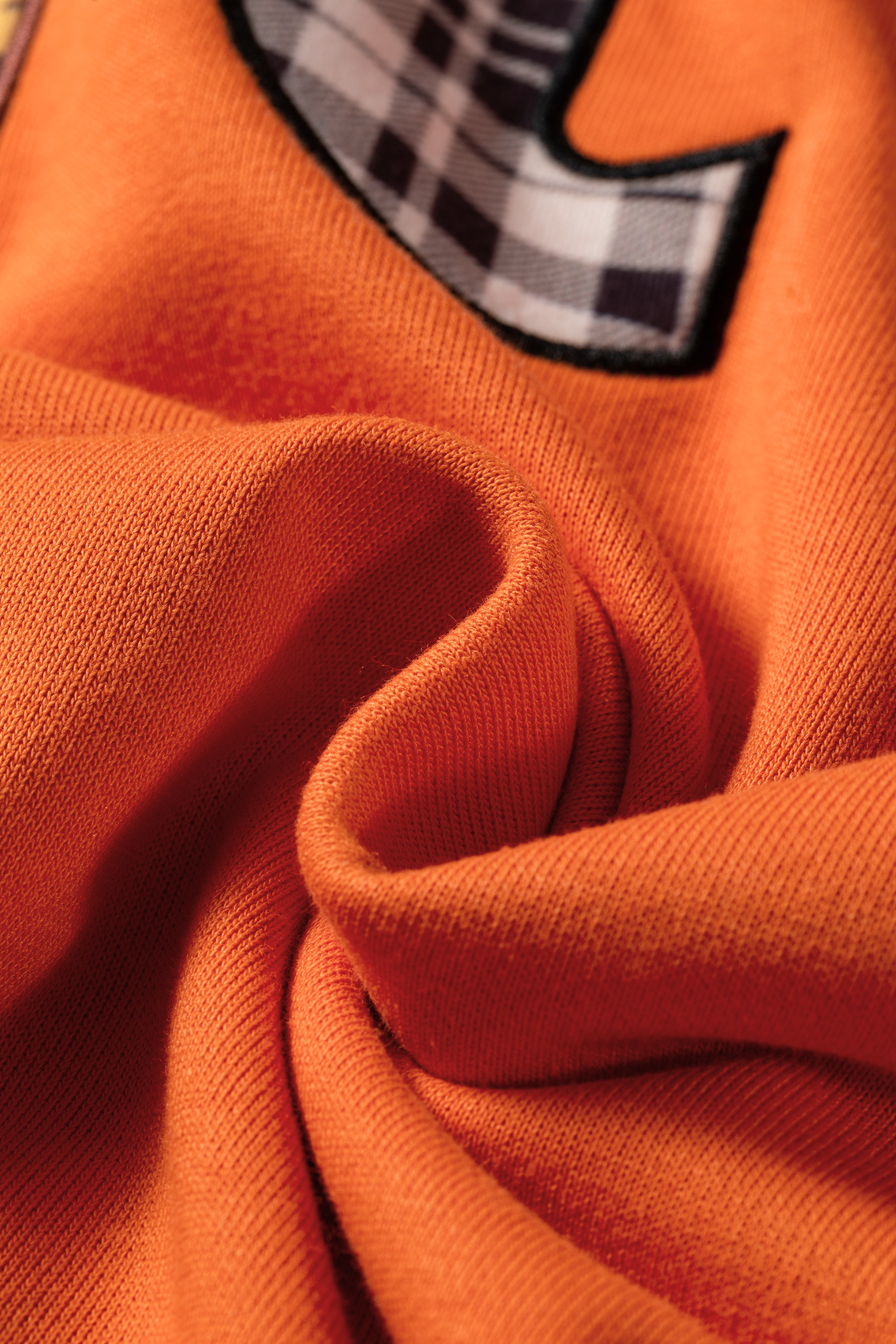 Women's Plaid Letter Pullover, Witchy Fall Sweatshirt - Detail View 11