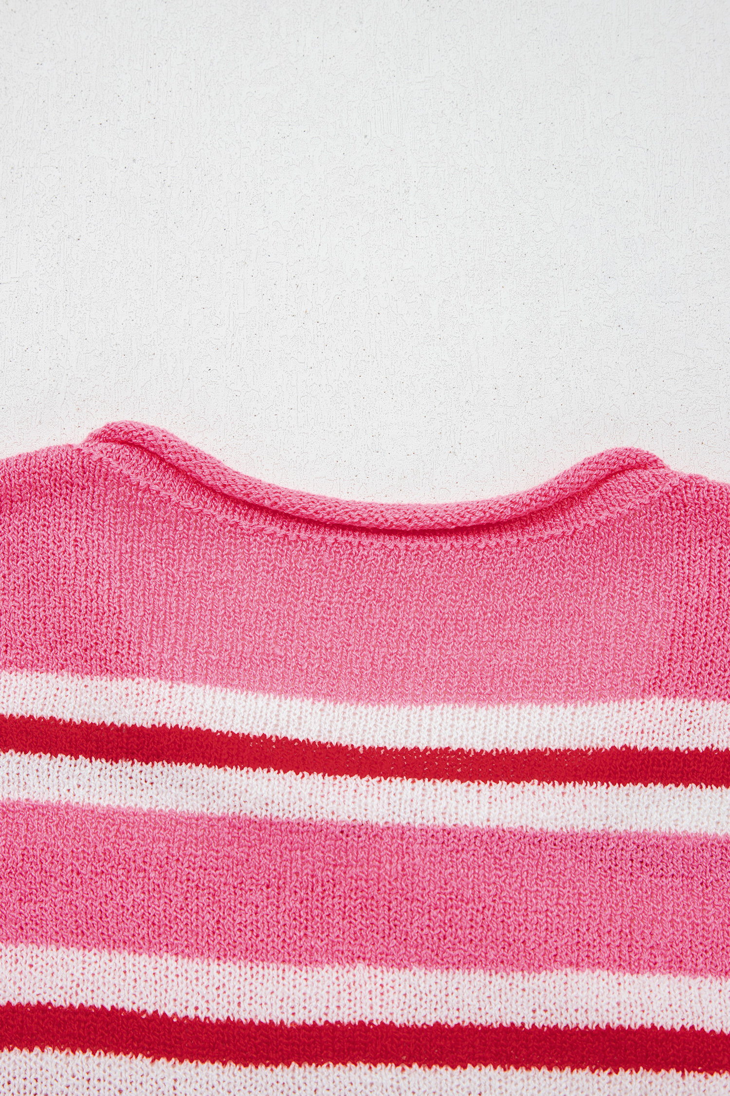 Women's Casual Striped Cardigan, Relaxed Fit Button Up Knit - Detail View 9