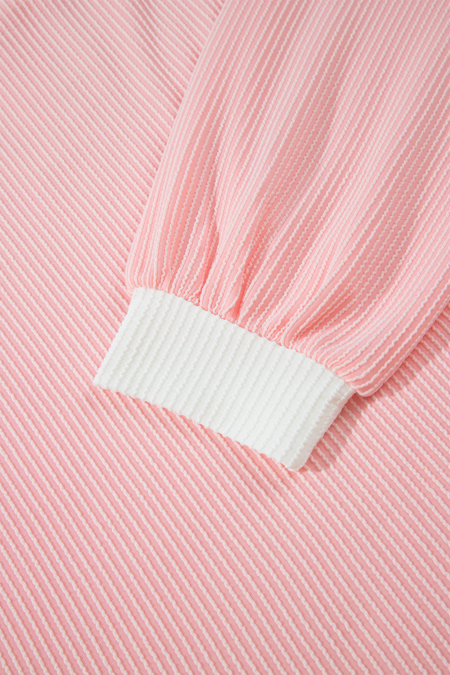 Women's Casual Knit Blouse, Long Sleeve Colorblock Pullover - Detail View 12