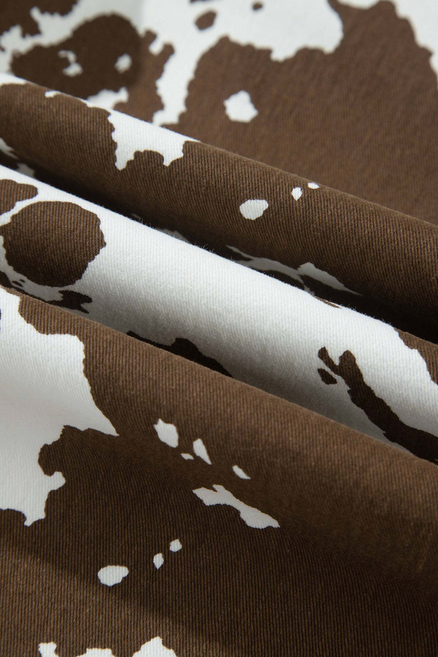 Abstract Print Women's Denim Jeans, Retro Western Style - Detail View 11