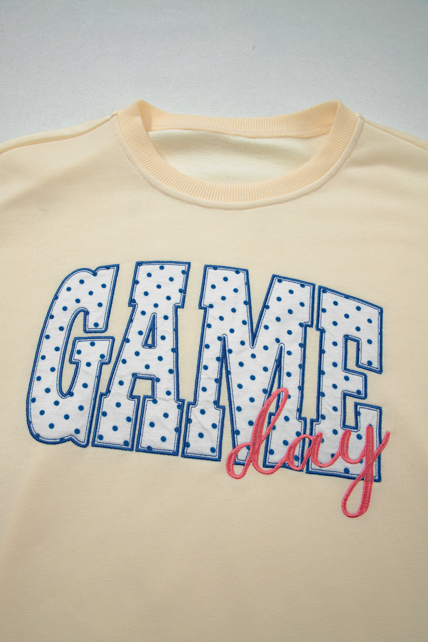 Women's Game Day Lounge Set, Casual Athleisure Pullover - Detail View 7