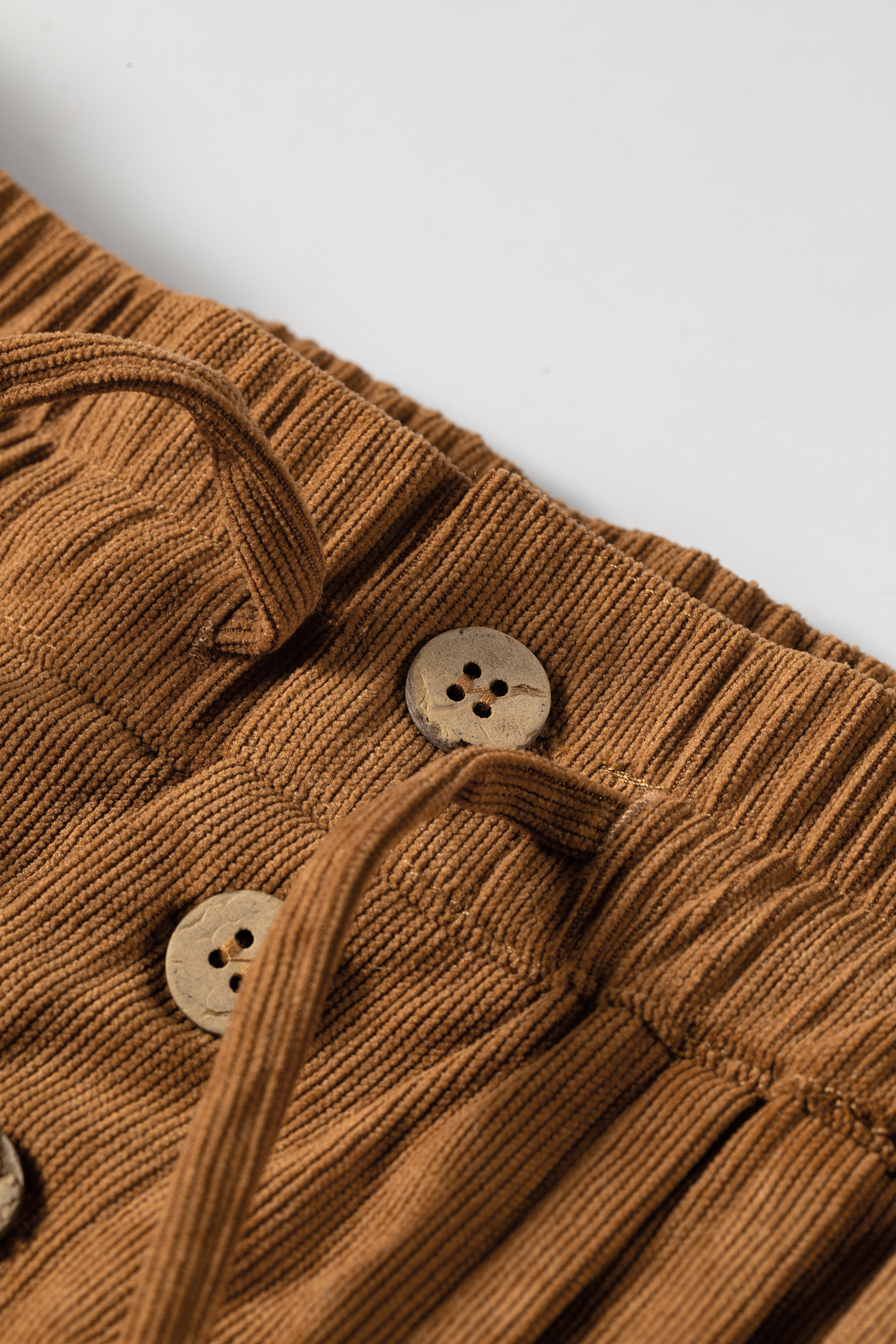 Women's Corduroy Wide Leg Pants, High Waist Casual Trousers - Detail View 10