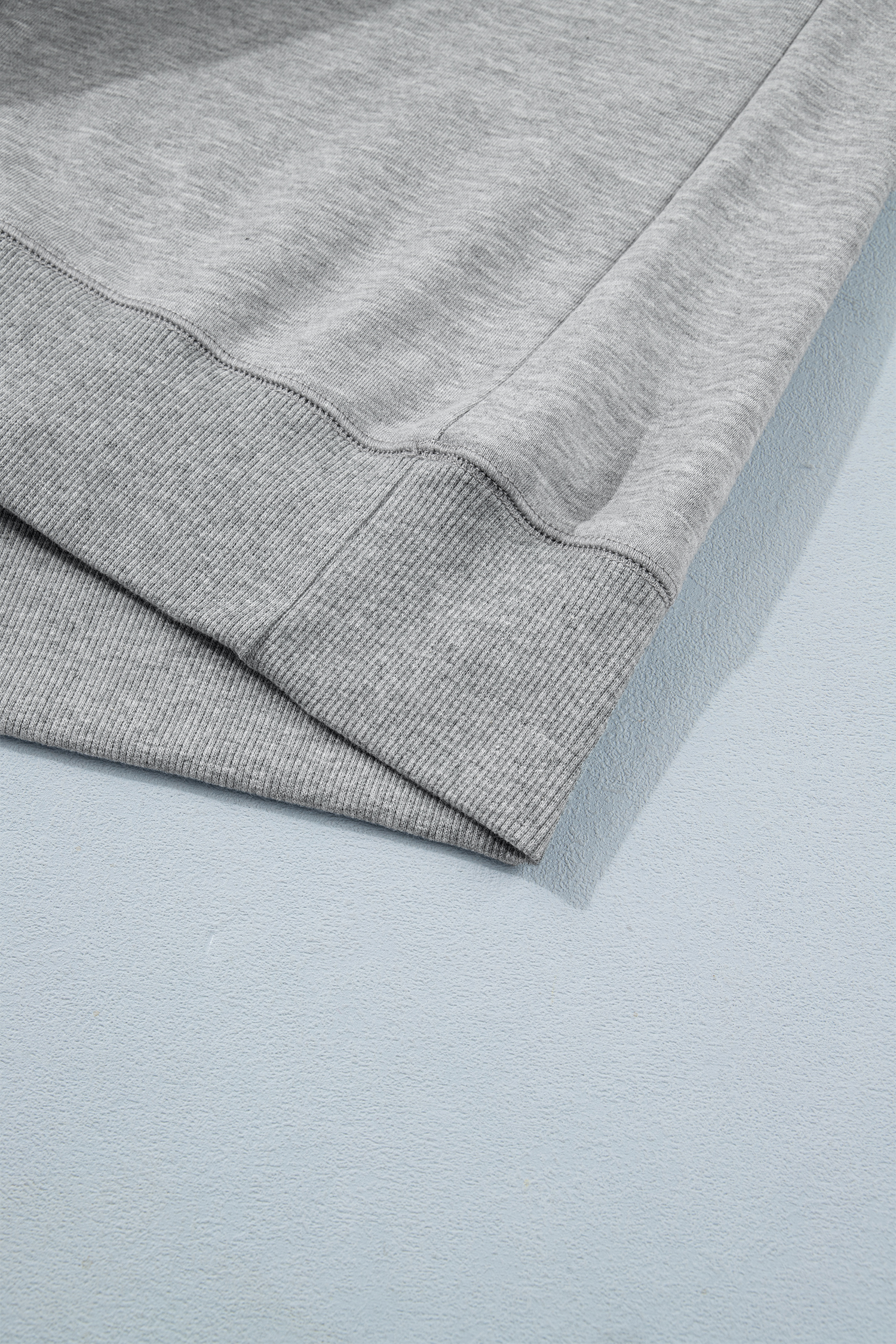 Grey Halloween Ghost Sweatshirt, Long Sleeve Sequin Pullover - Detail View 9